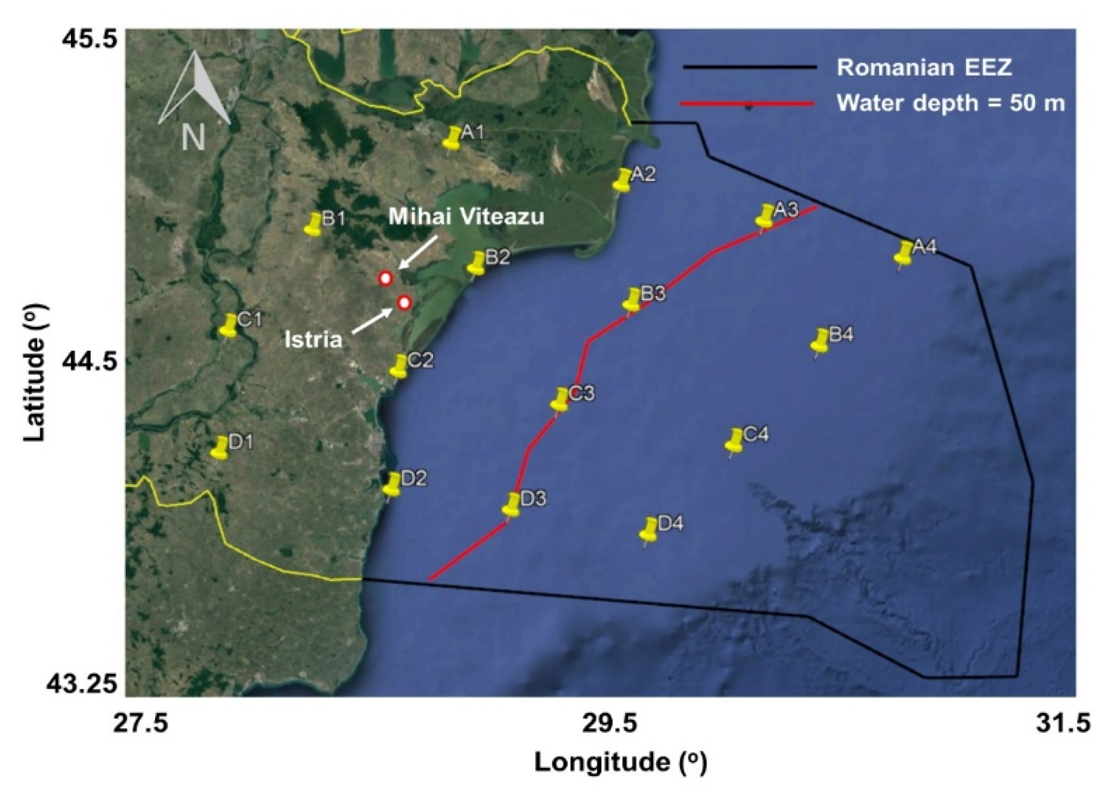 Inventions | Free Full-Text | Assessment of the Wind Energy Potential along  the Romanian Coastal Zone