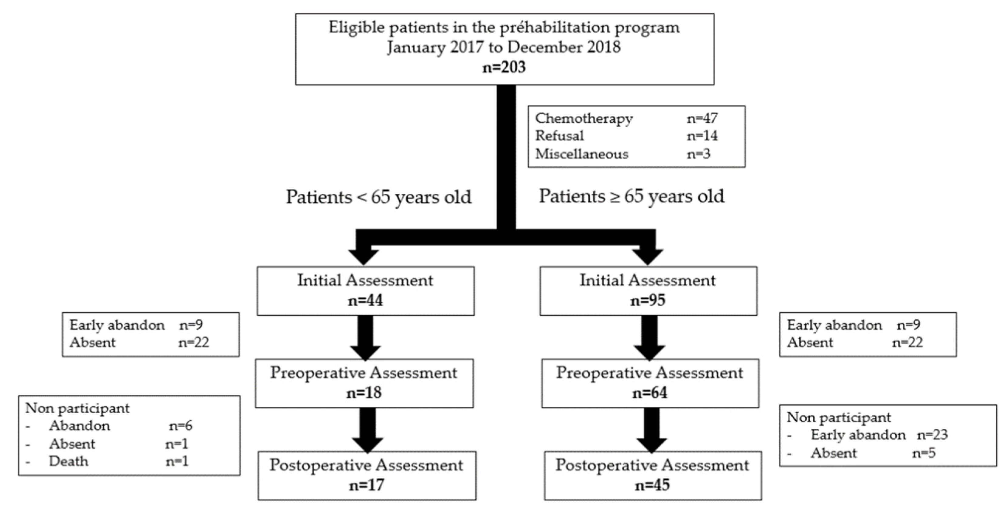 JCM | Free Full-Text | Prehabilitation Program in Elderly Patients: A  Prospective Cohort Study of Patients Followed Up Postoperatively for Up to  6 Months