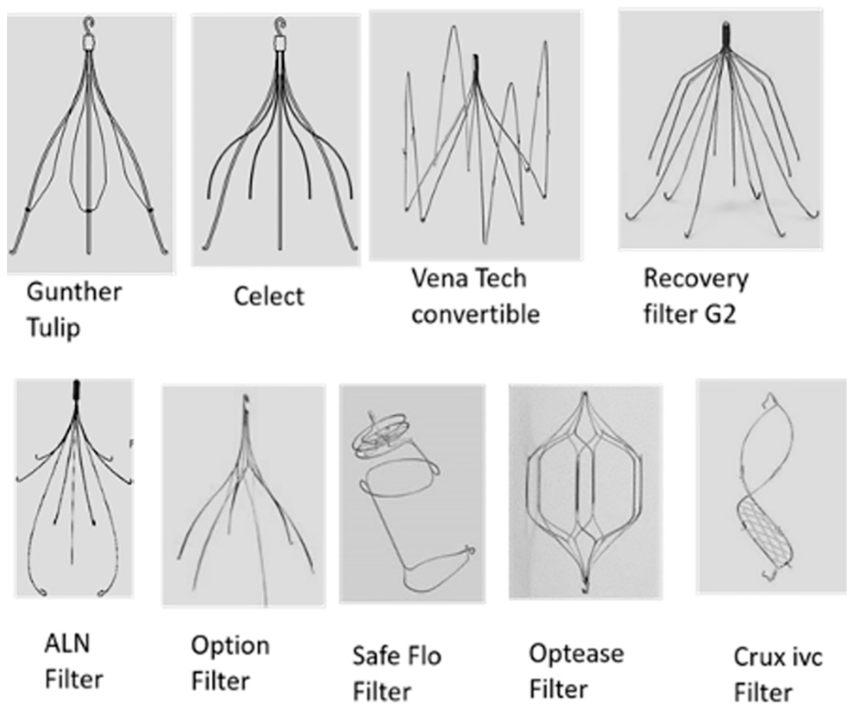 JCM | Free Full-Text | Ibero-American Society of Interventionism (SIDI) and  the Spanish Society of Vascular and Interventional Radiology (SERVEI)  Standard of Practice (SOP) for the Management of Inferior Vena Cava Filters
