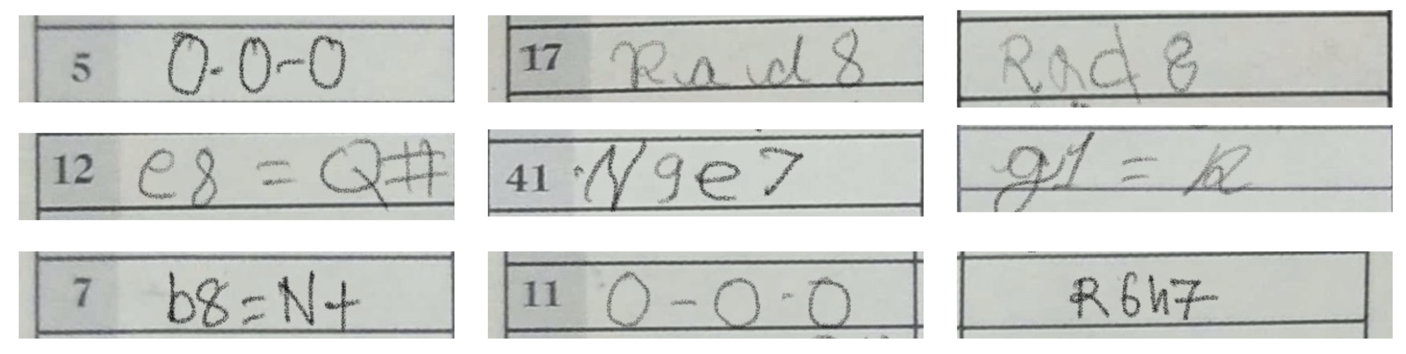 How to convert a chess scoresheet into a PGN text file to share 