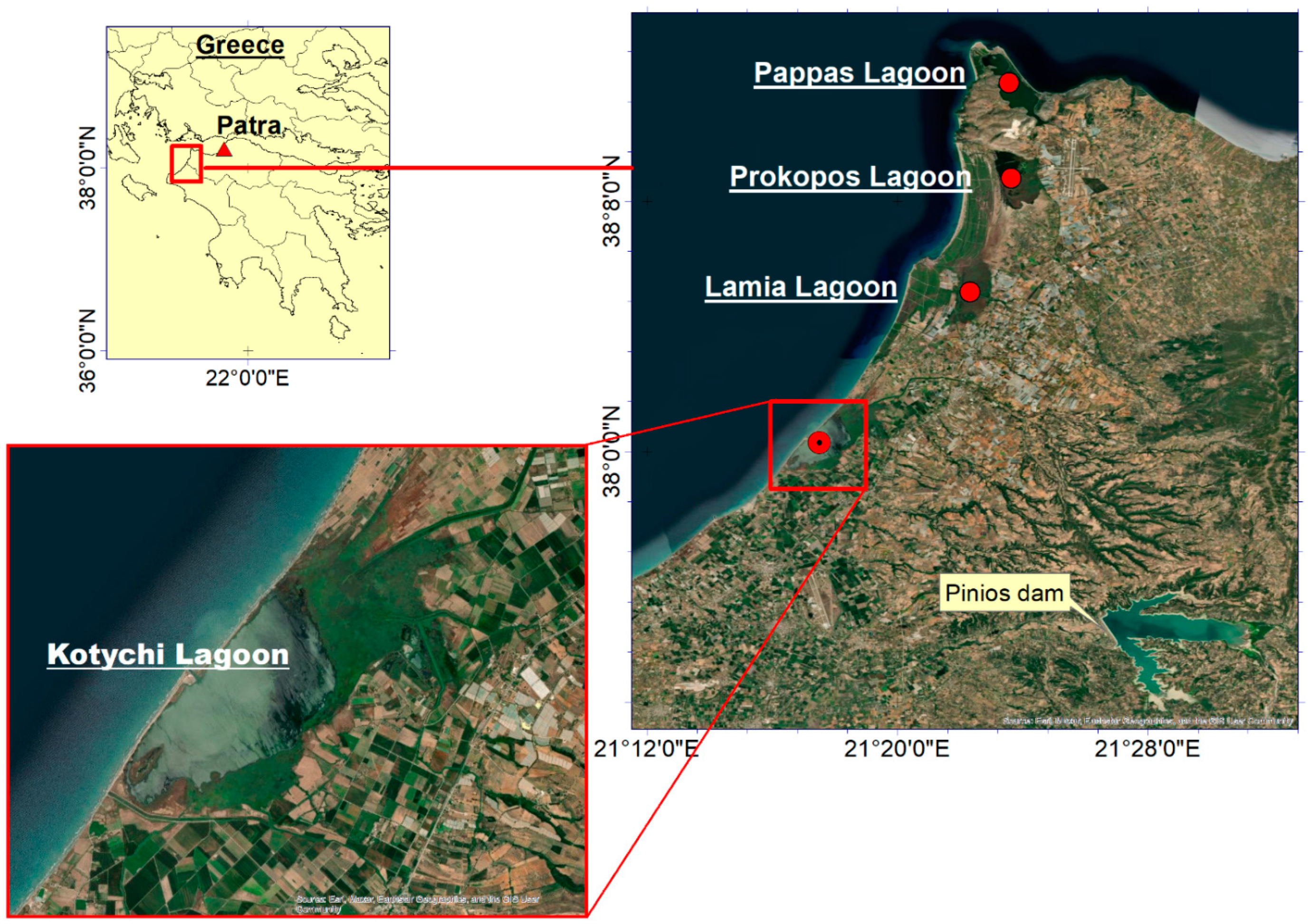 JMSE | Free Full-Text | Monitoring the Kotychi Lagoon in Western  Peloponnese, Greece, Using Remote Sensing Techniques and Environmental  Assessment
