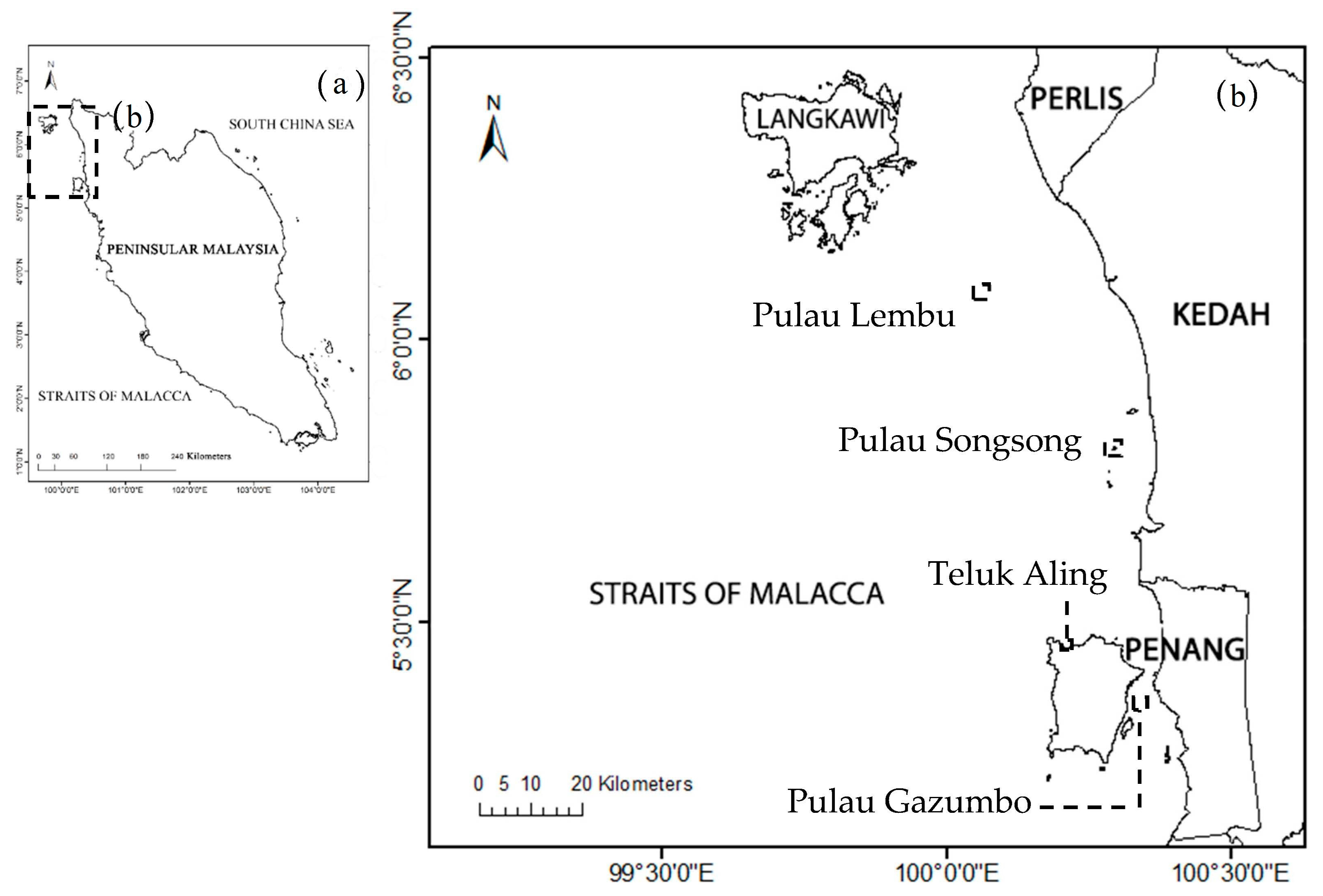 JMSE | Free Full-Text | Abundance and Distribution of Macro- and  Mesoplastic Debris on Selected Beaches in the Northern Strait of Malacca