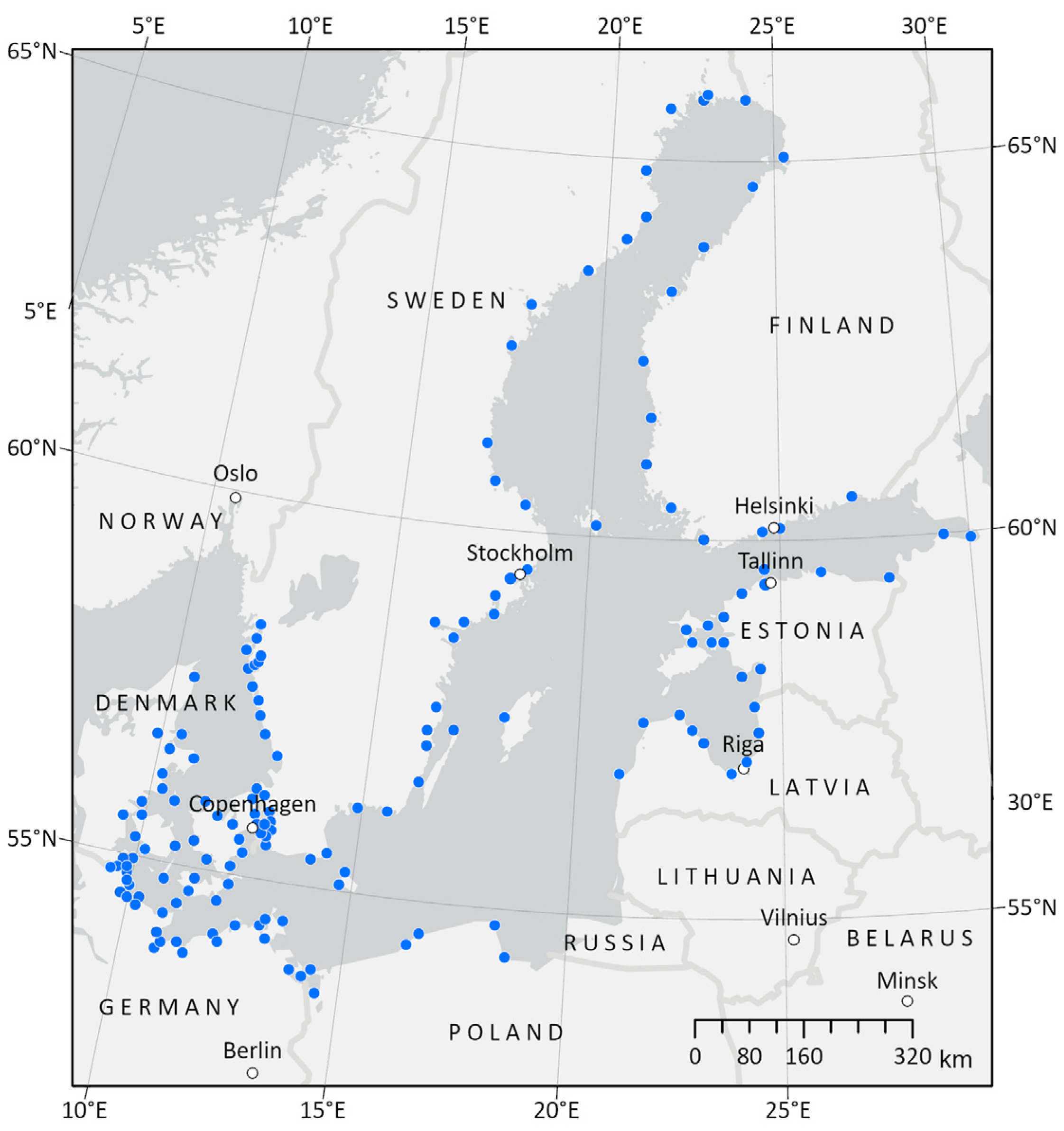 Map of the Baltic Sea Region - Nations Online Project