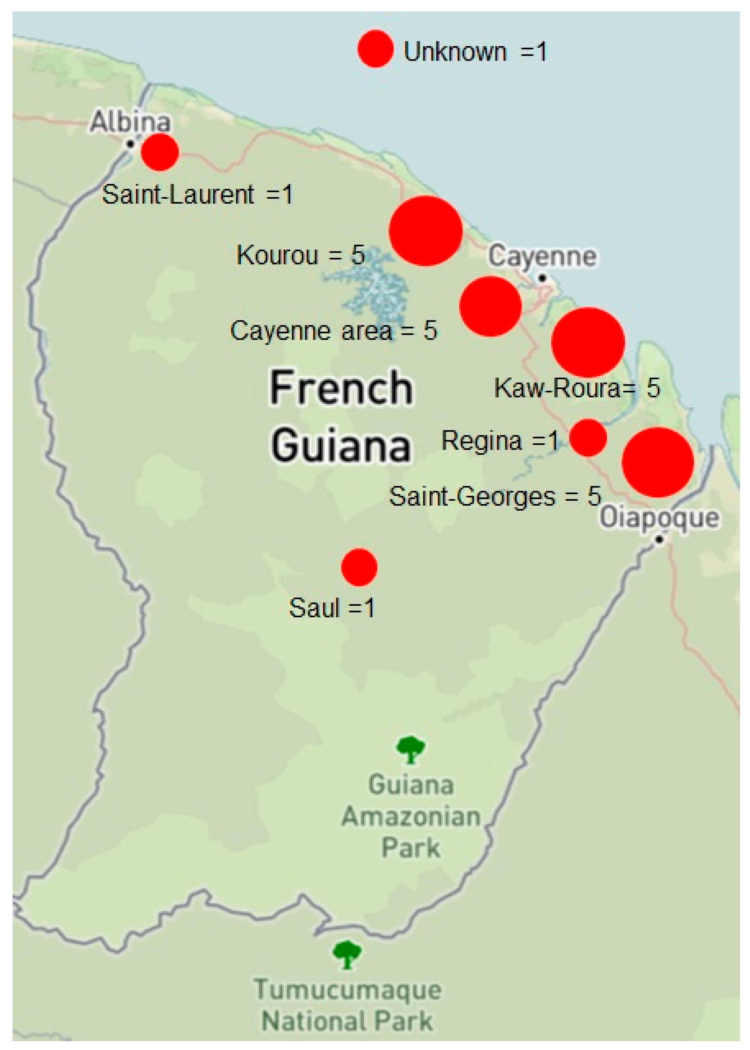 JoF | Free Full-Text | Chromoblastomycosis in French Guiana