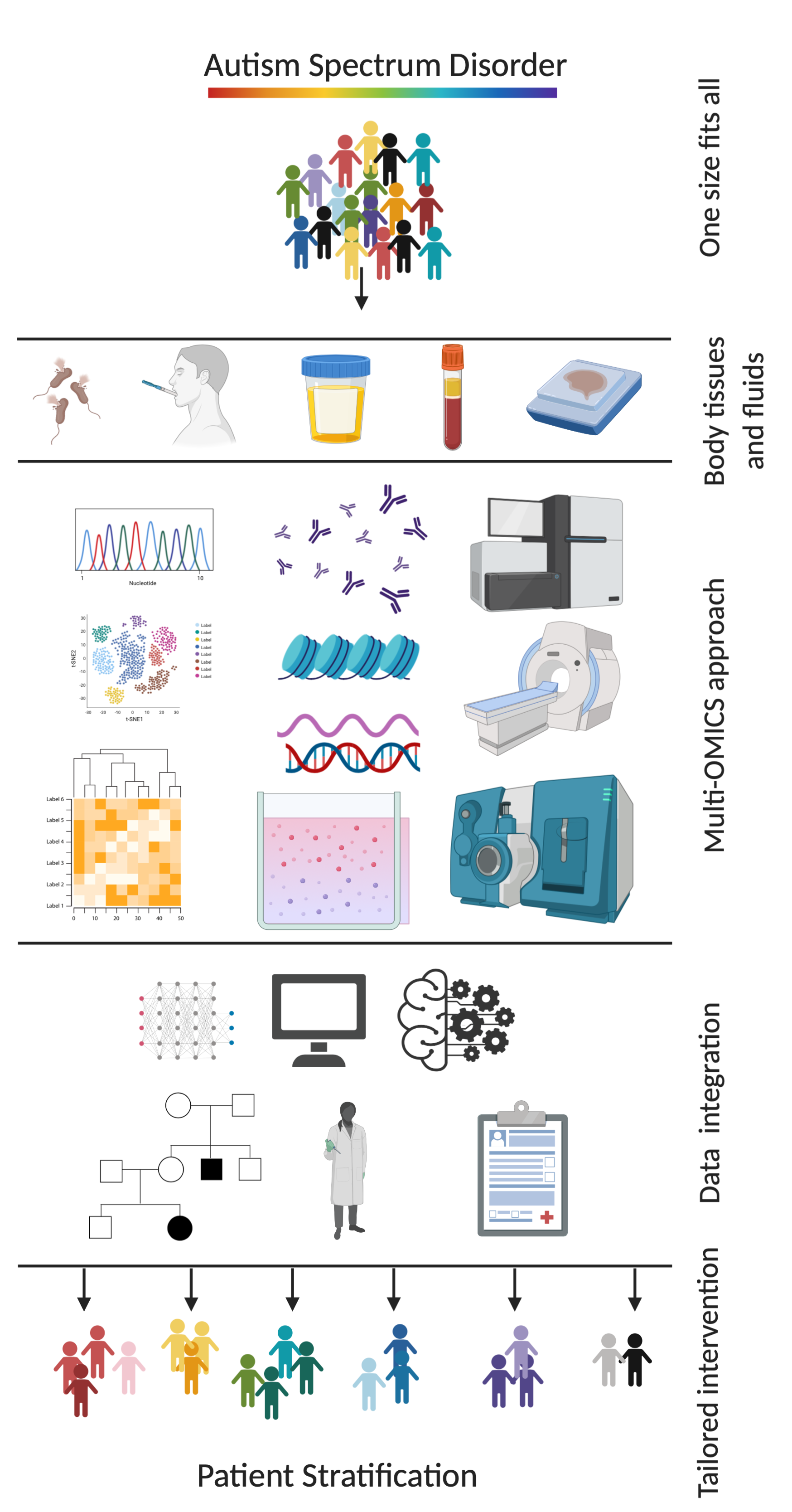 JPM Free Full-Text | Paving Way toward Personalized Medicine: Current Advances and Challenges in Multi-OMICS Approach in Autism Spectrum Disorder for Biomarkers Discovery and Patient Stratification | HTML