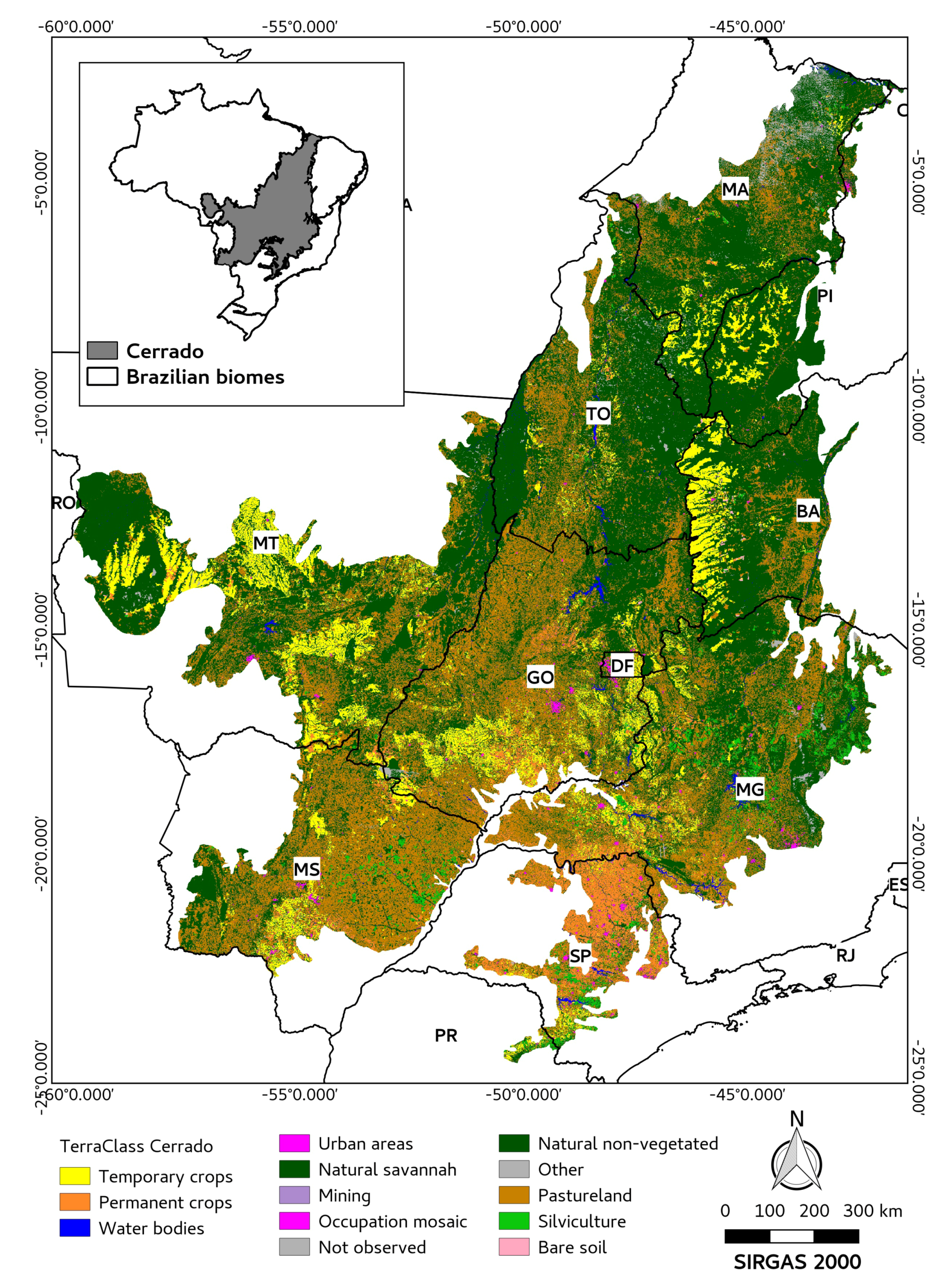 Land Free Full Text Modelling Land Sharing And Land Sparing Relationship With Rural Population In The Cerrado Html