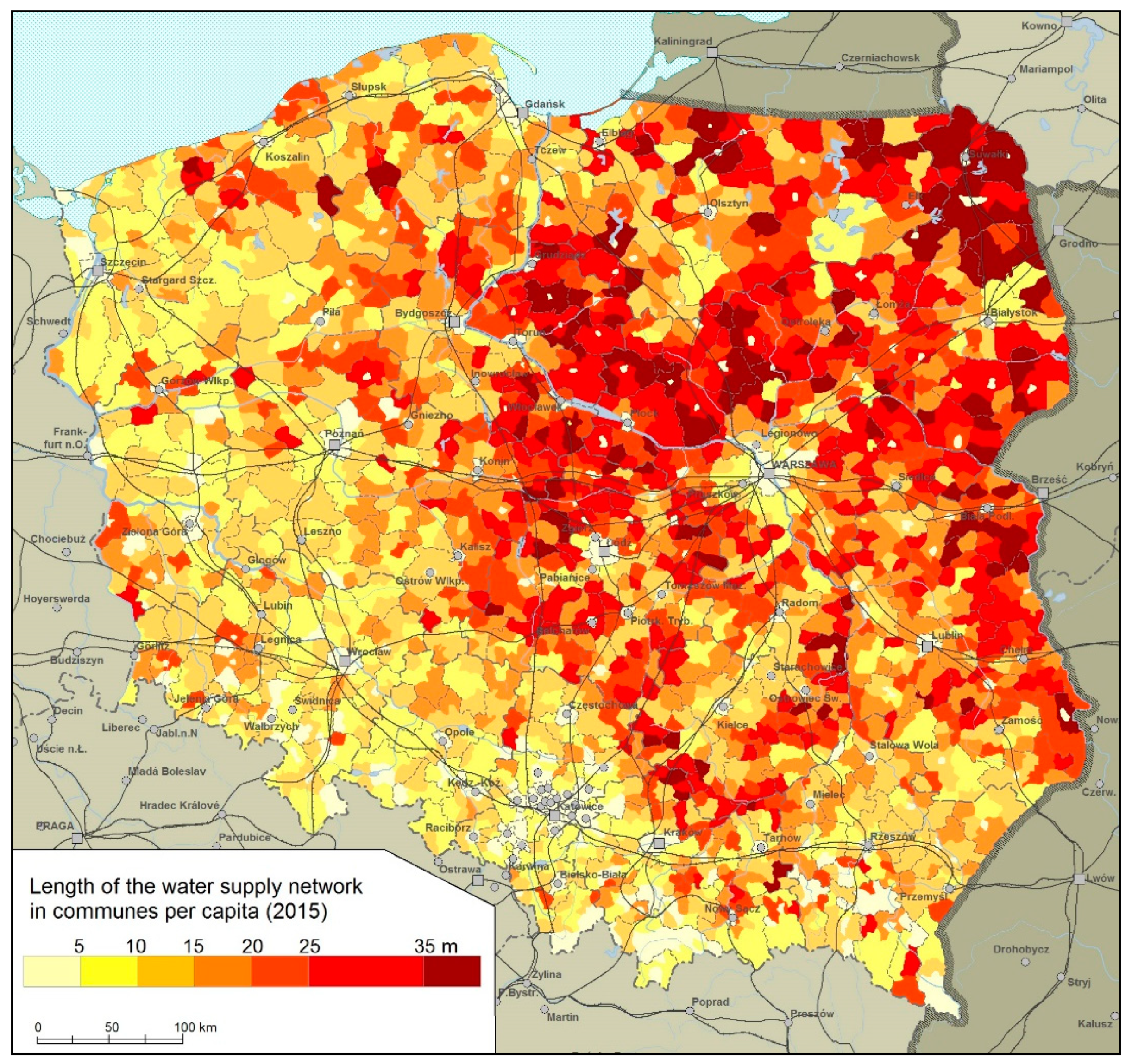 Land | Free Full-Text | The Contemporary Economic Costs of Spatial Chaos:  Evidence from Poland