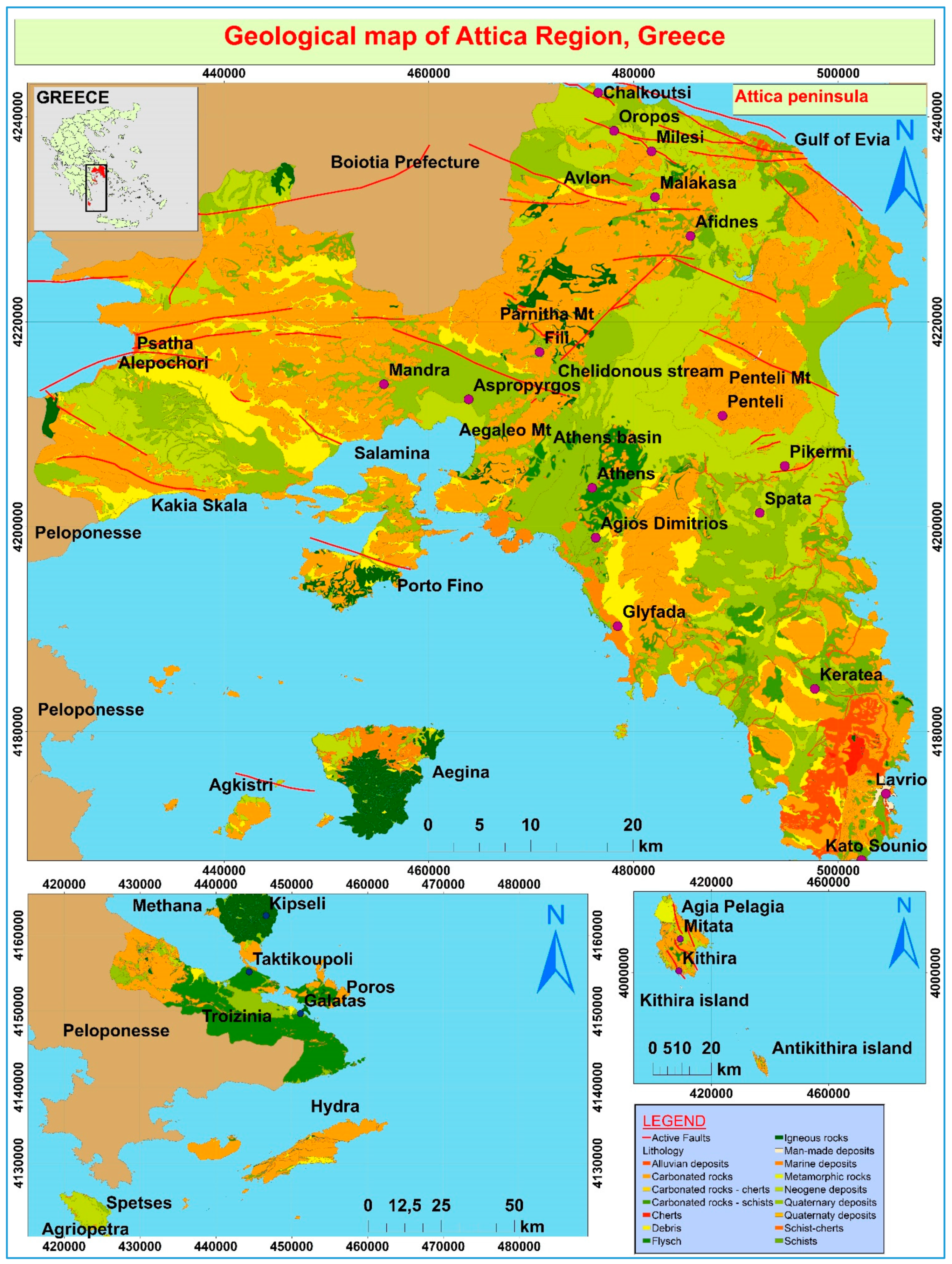 Land | Free Full-Text | Development of the Landslide Susceptibility Map of  Attica Region, Greece, Based on the Method of Rock Engineering System