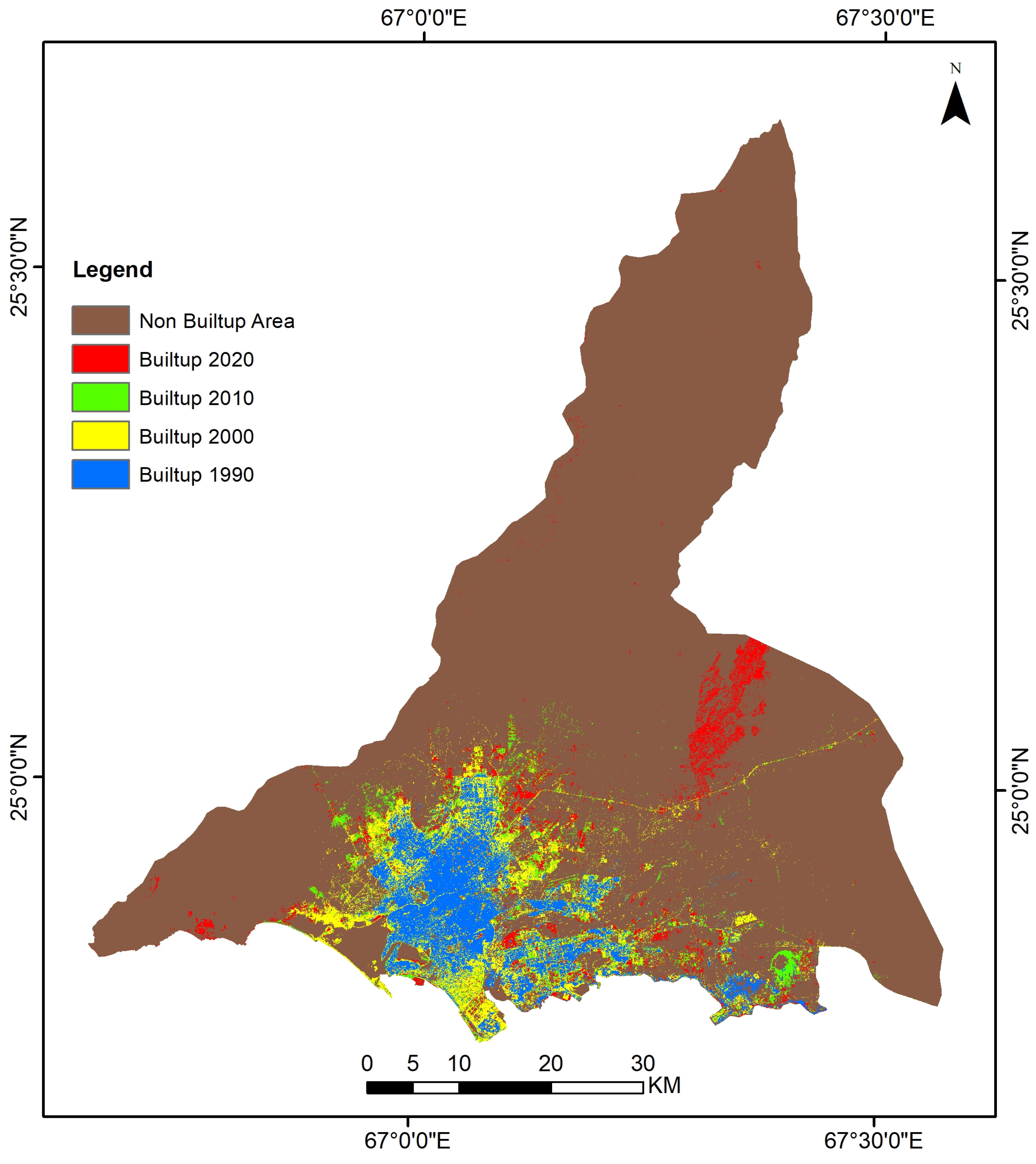 Hasan Square Karachi Map Land | Free Full-Text | Monitoring And Modeling The Patterns And Trends Of  Urban Growth Using Urban Sprawl Matrix And Ca-Markov Model: A Case Study Of  Karachi, Pakistan | Html