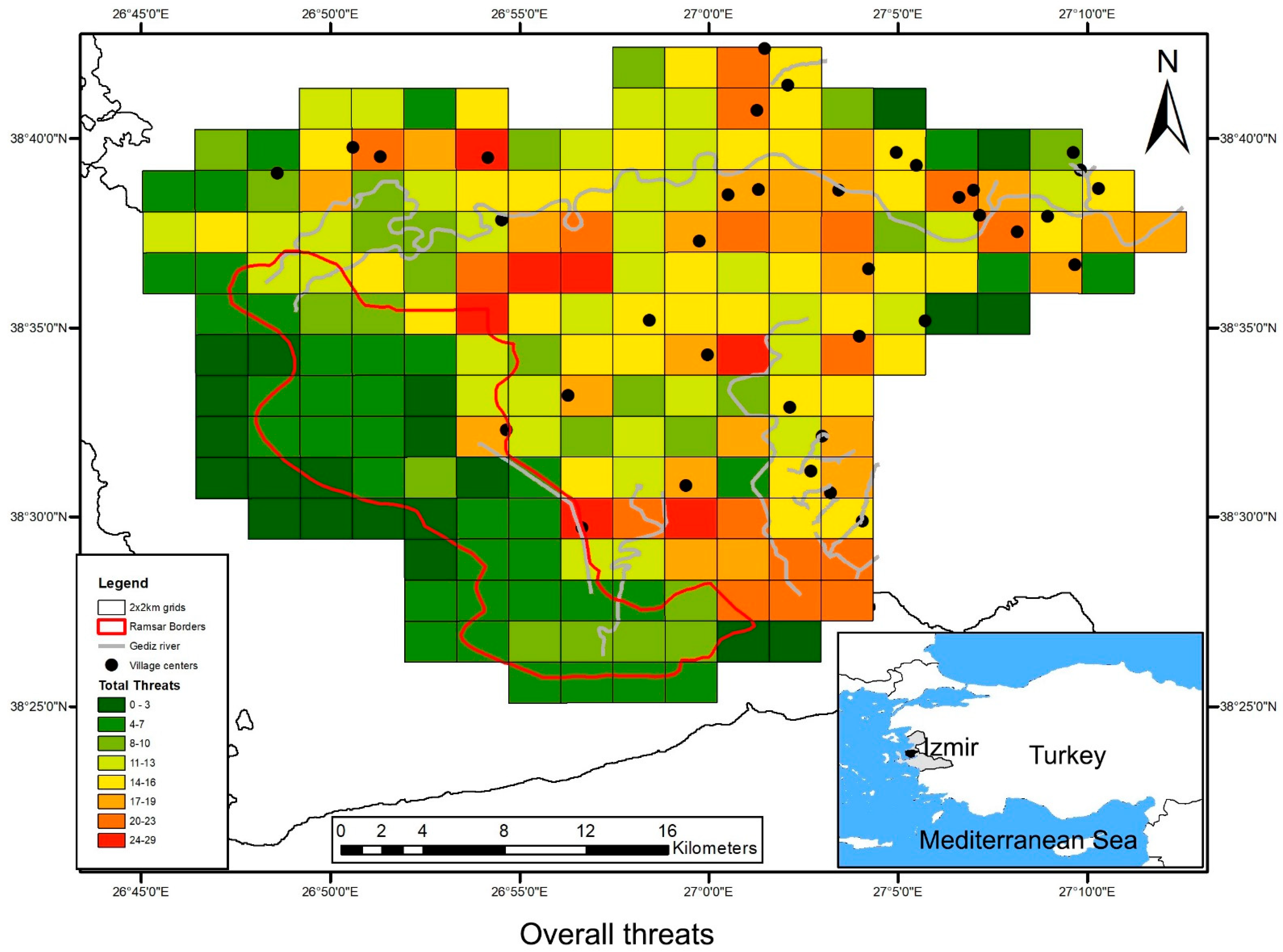 land free full text threat ranking to improve conservation planning an example from the gediz delta turkey html