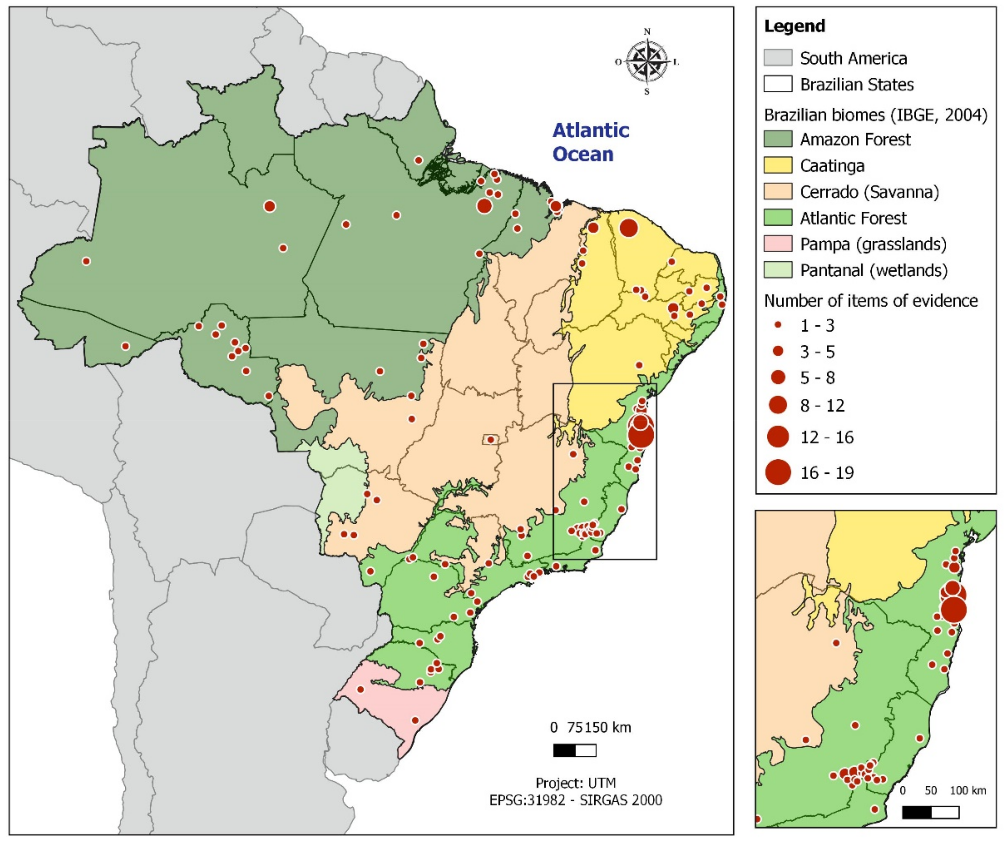 Land | Free Full-Text | Ecosystem Services from Ecological Agroforestry in  Brazil: A Systematic Map of Scientific Evidence