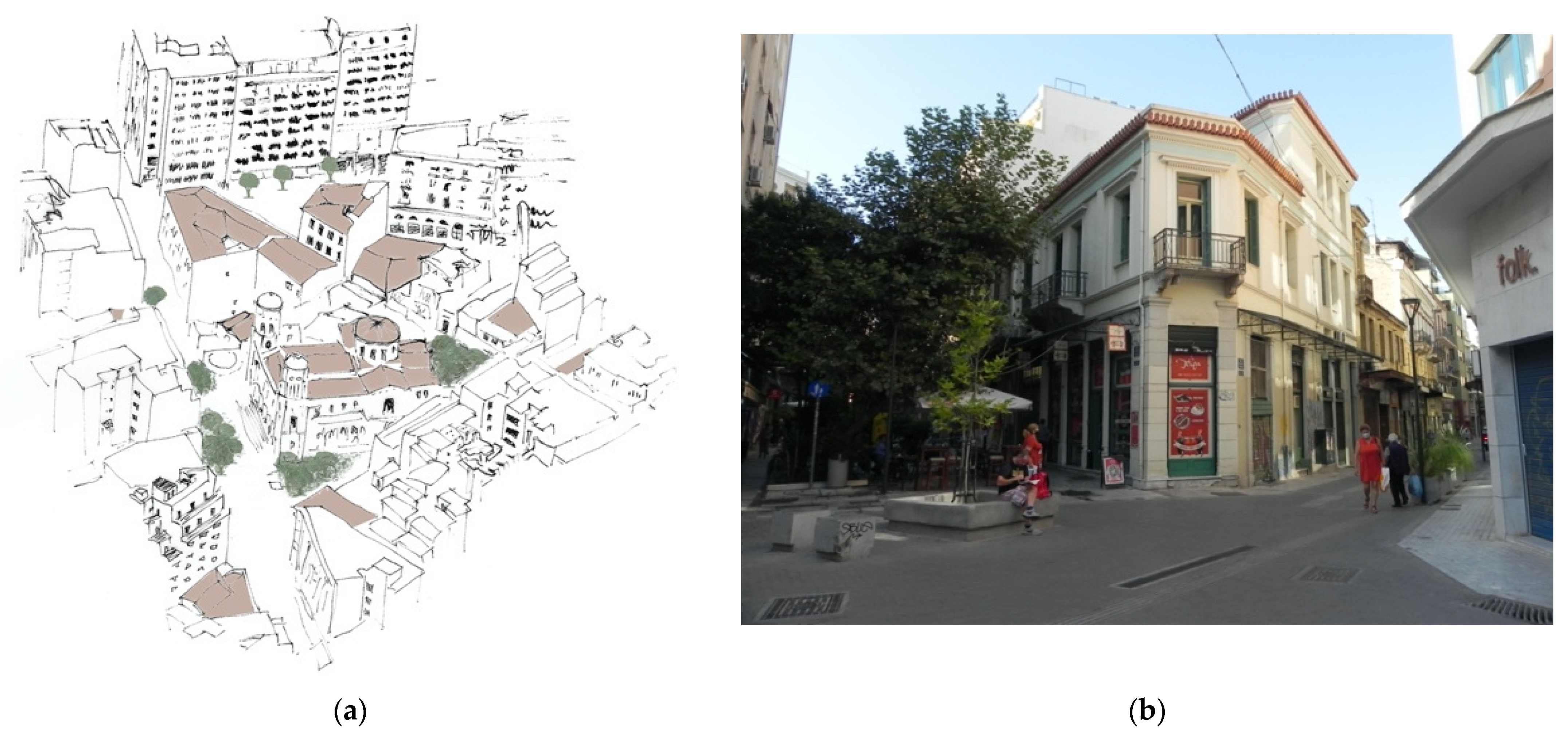 Land | Free Full-Text | Abandoned or Degraded Areas in Historic Cities: The  Importance of Multifunctional Reuse for Development through the Example of  the Historic Commercial Triangle (Emporiko Trigono) of Athens