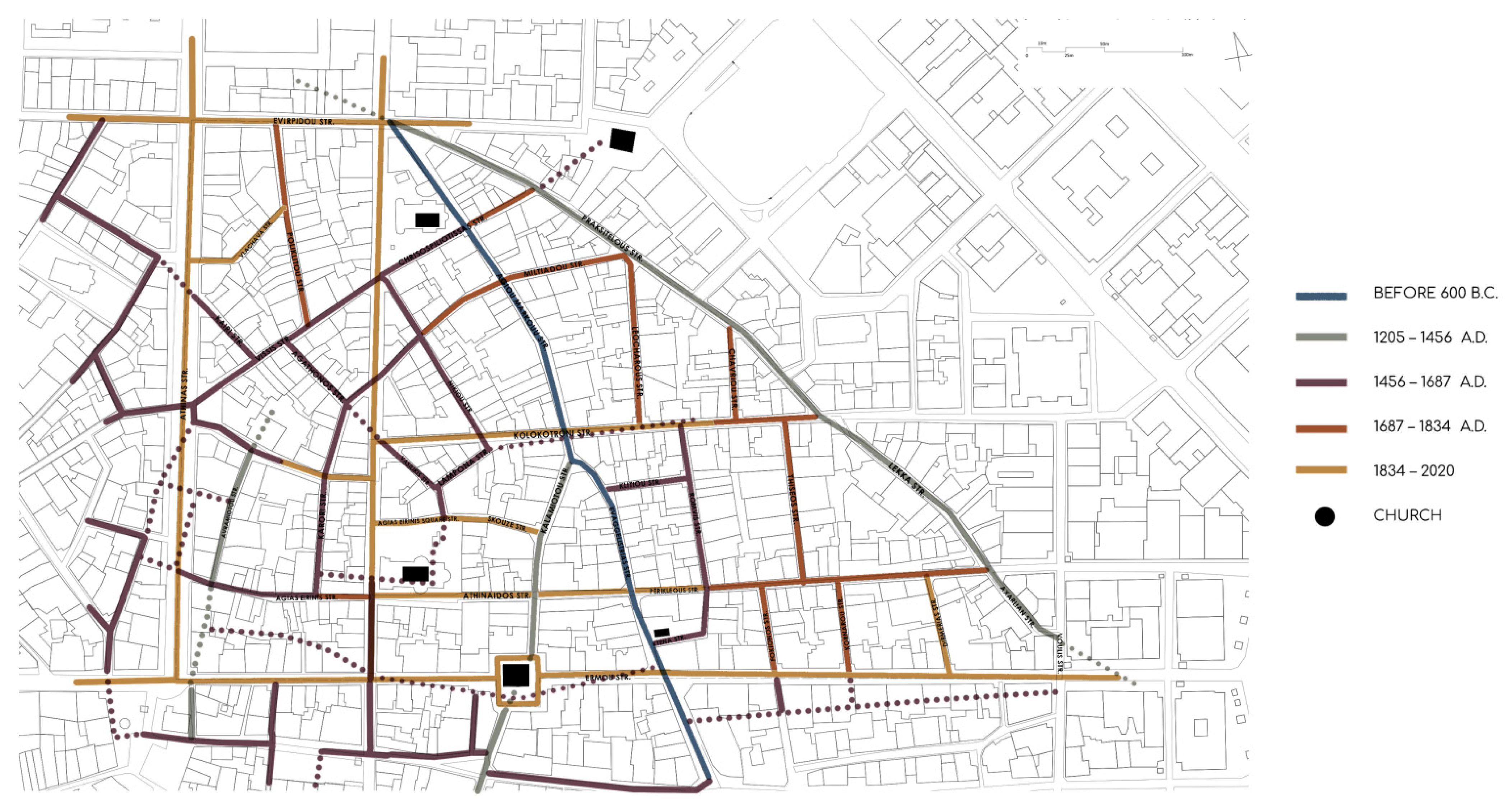 Spatial Ni Historical Maps Land | Free Full-Text | Abandoned Or Degraded Areas In Historic Cities: The  Importance Of Multifunctional Reuse For Development Through The Example Of  The Historic Commercial Triangle (Emporiko Trigono) Of Athens | Html