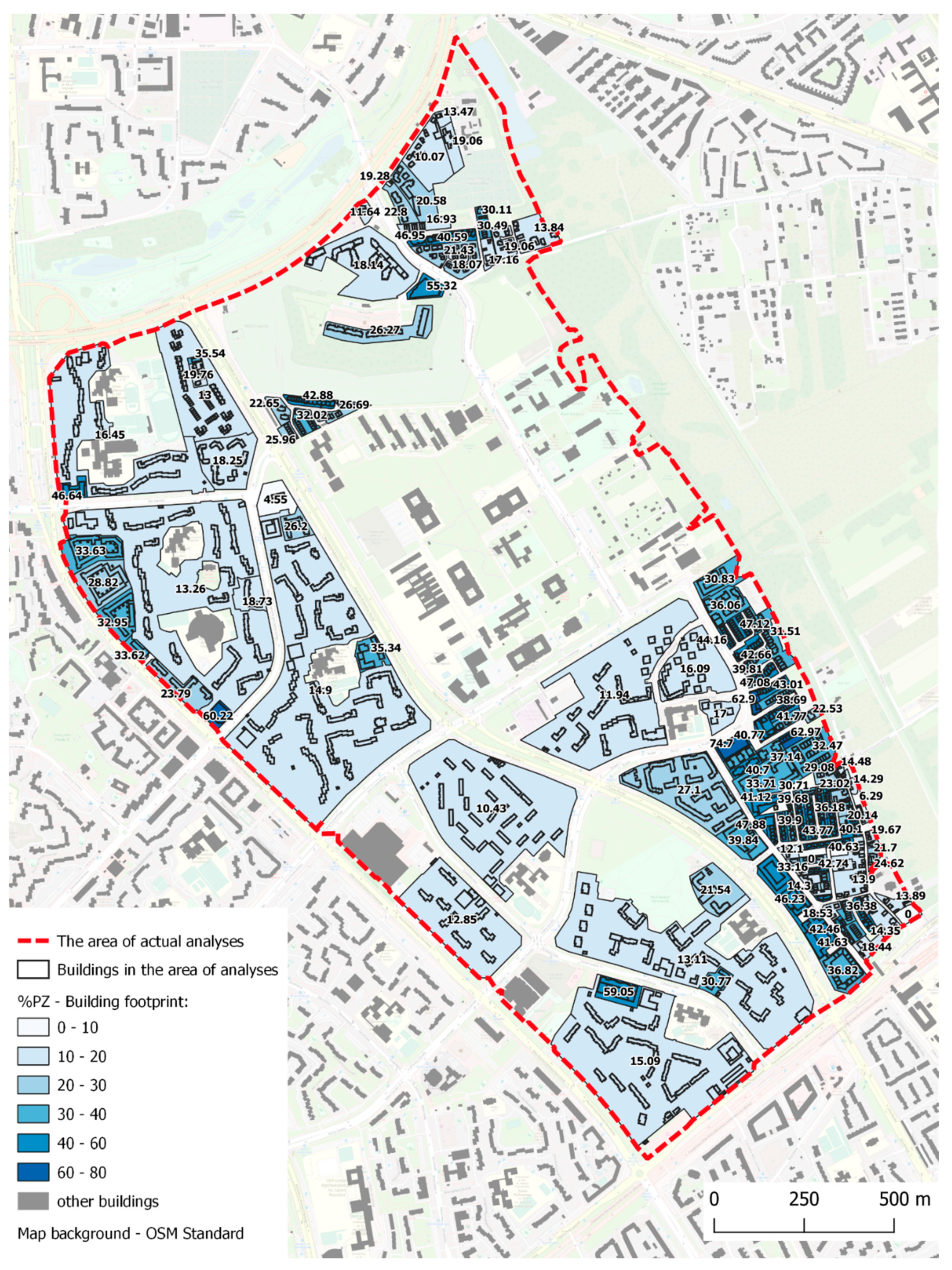 Land | Free Full-Text | Morphology of Warsaw City Structure Using Urban  Indexes and GIS Tools | HTML