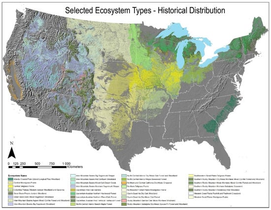 Land | Free Full-Text | Addressing Climate Change Vulnerability in the IUCN  Red List of Ecosystems&mdash;Results Demonstrated for a Cross-Section of  Major Vegetation-Based Ecosystem Types in the United States