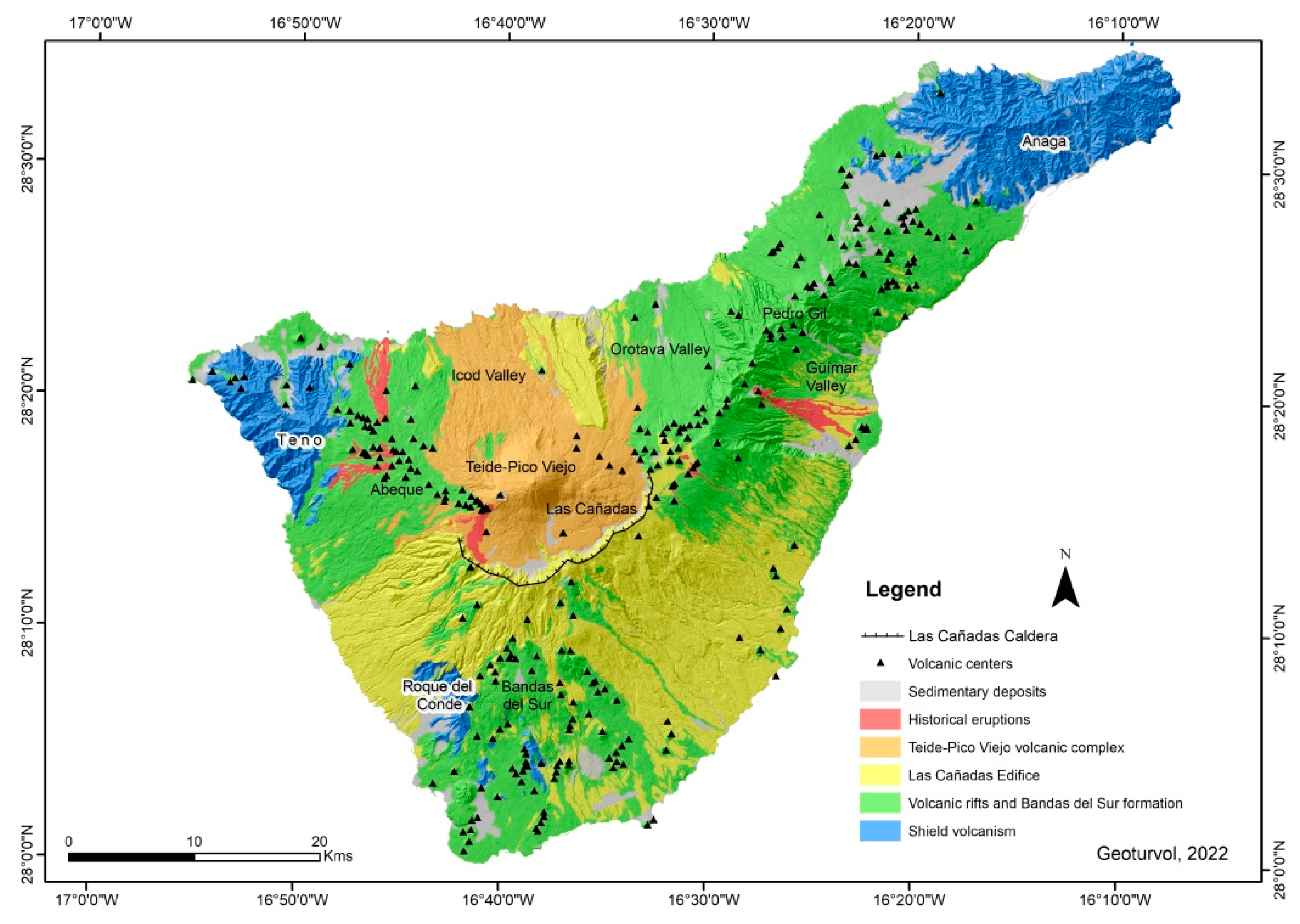 Land | Free Full-Text | Coastal Dunes Geomorphosites to Develop the  Geotourism in a Volcanic Subtropical Oceanic Island, Tenerife, Spain