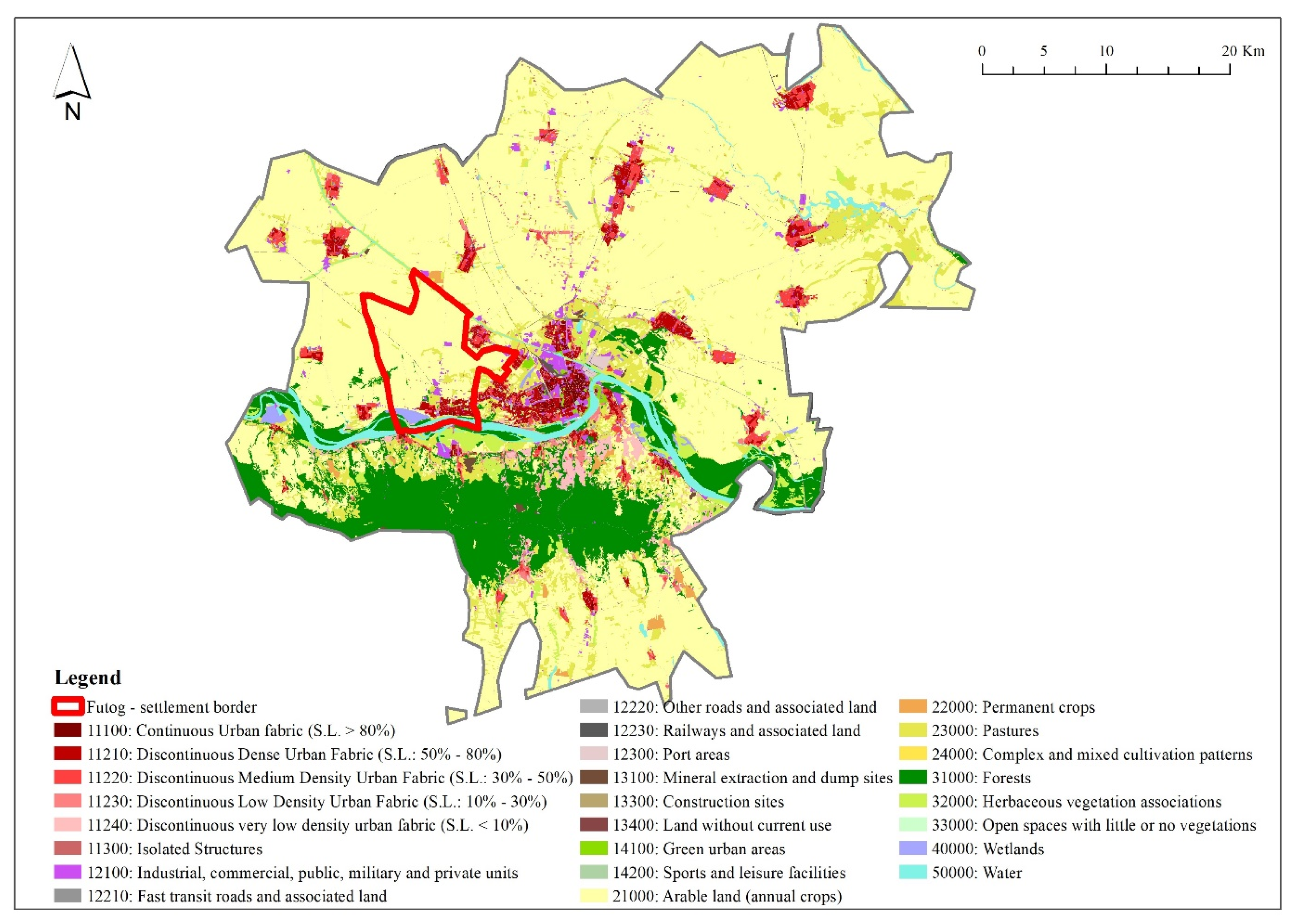 Land | Free Full-Text | Land Take Processes and Challenges for Urban  Agriculture: A Spatial Analysis for Novi Sad, Serbia