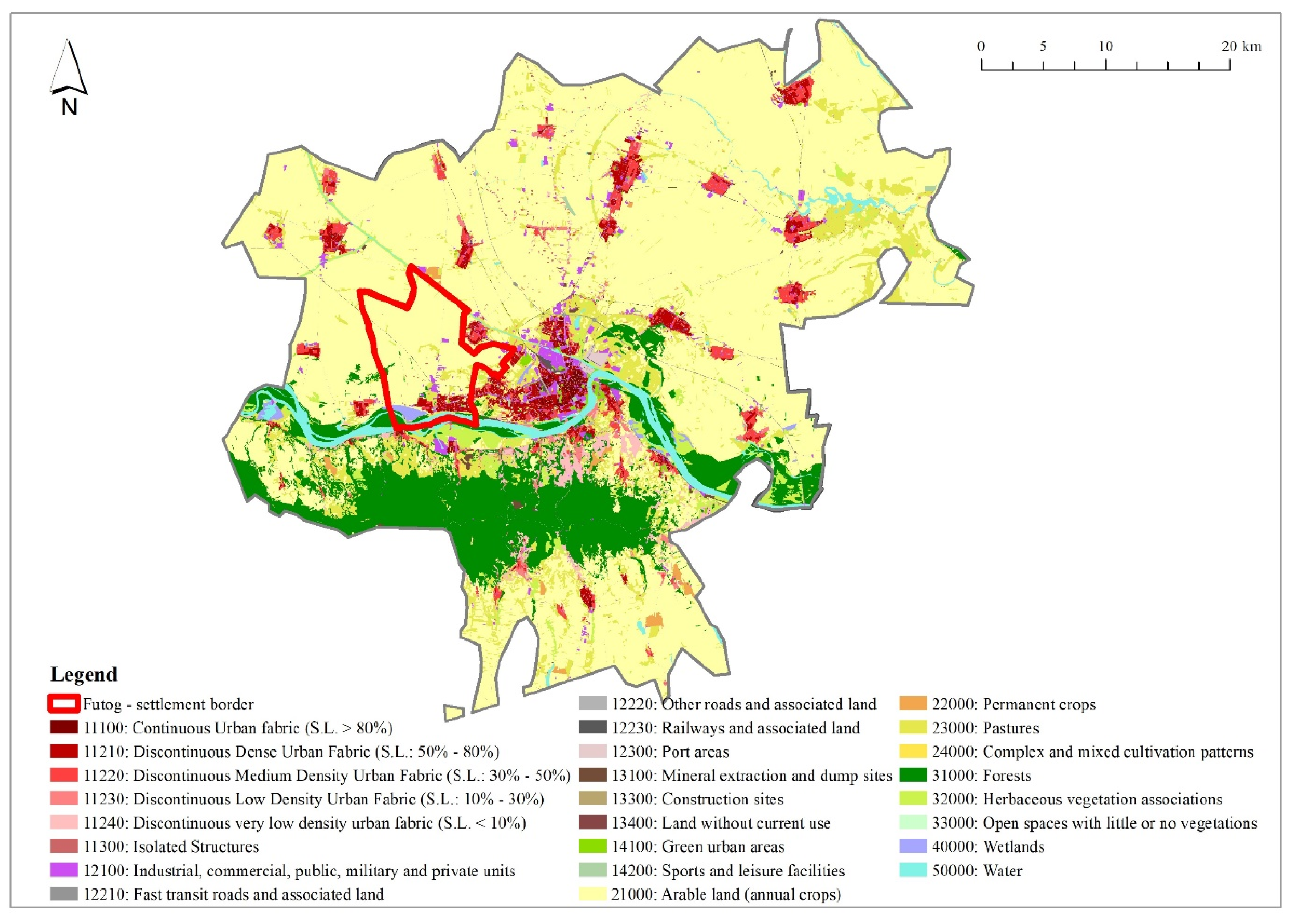 Land | Free Full-Text | Land Take Processes and Challenges for Urban  Agriculture: A Spatial Analysis for Novi Sad, Serbia | HTML