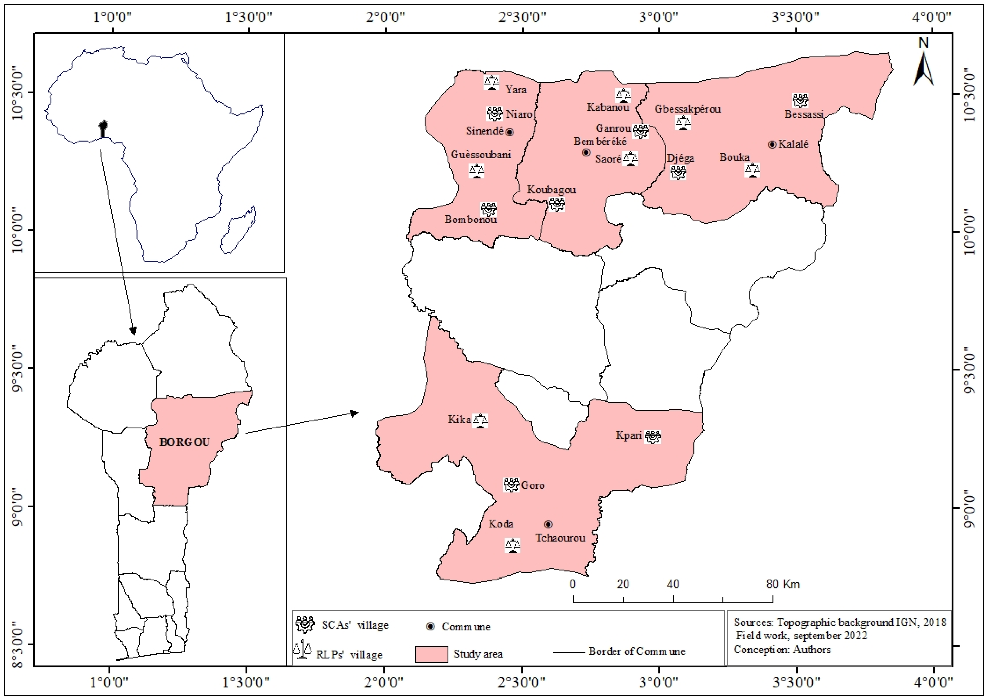 Land | Free Full-Text | Effects of the Systematic Cluster Approach (SCA)  and Rural Land Plans (RLPs) on Land Tenure Security for Agricultural  Household: Insight from Benin (West Africa)