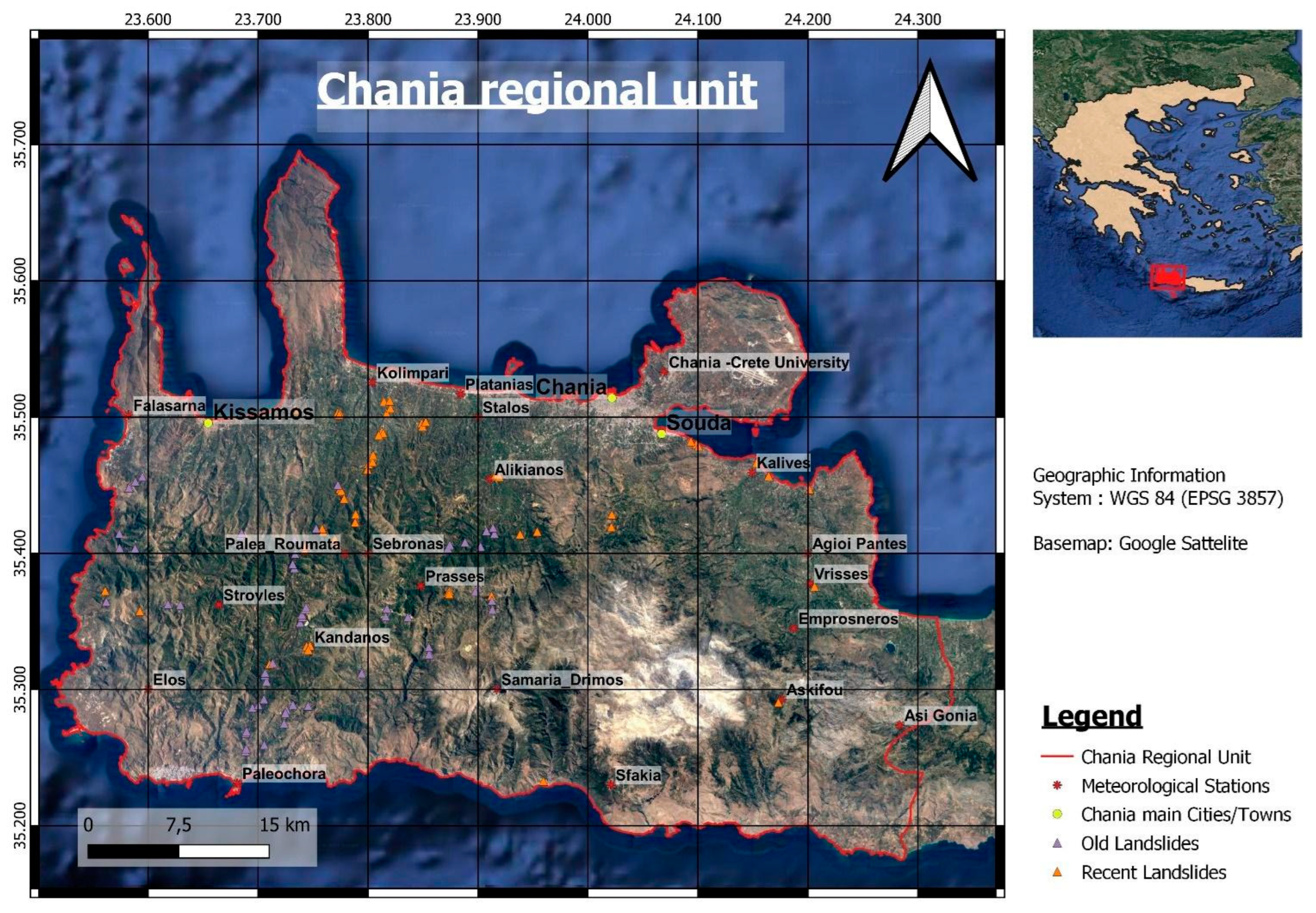 Land | Free Full-Text | Landslide Susceptibility Mapping under the Climate  Change Impact in the Chania Regional Unit, West Crete, Greece