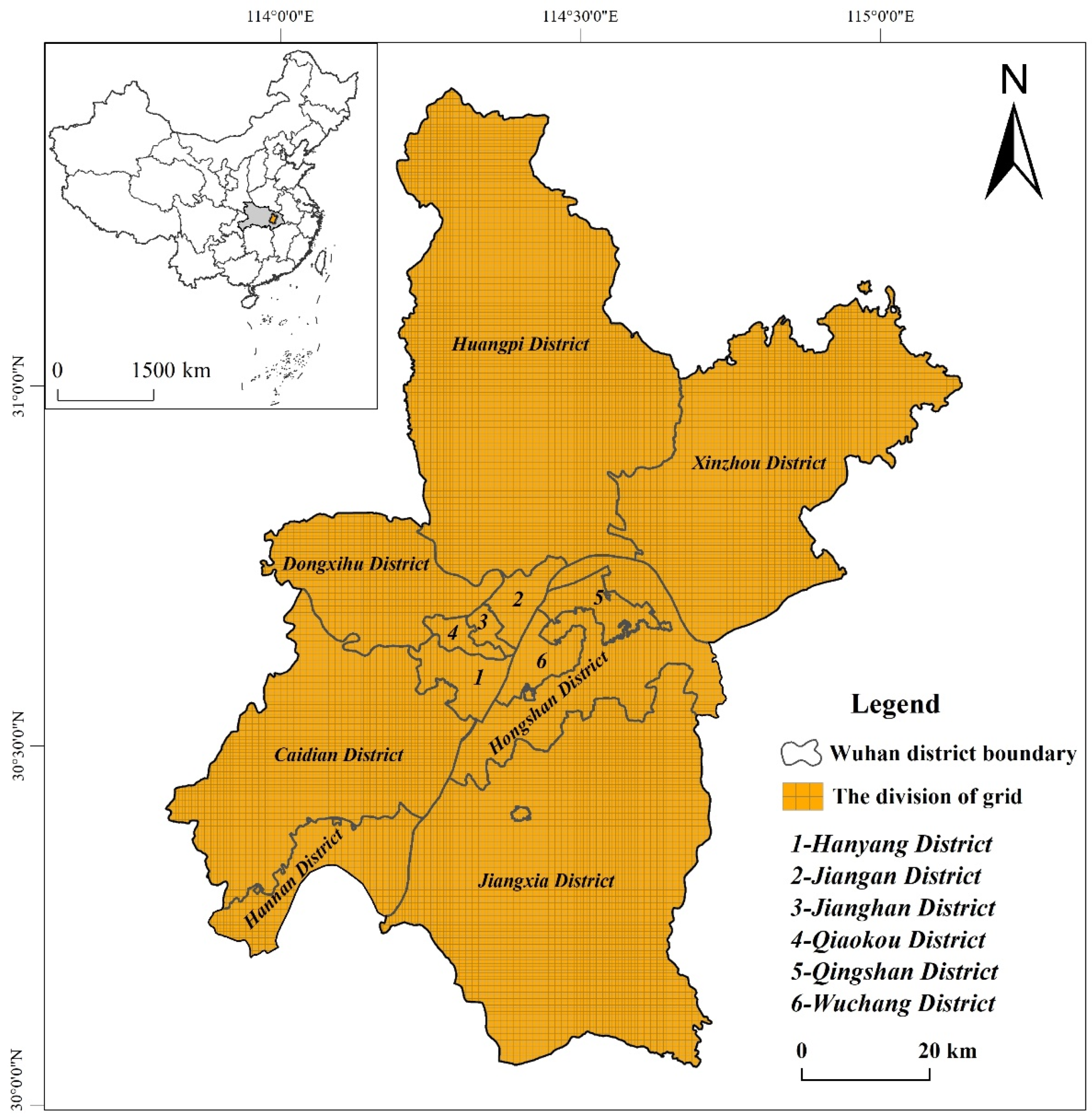 Land | Free Full-Text | More Urban Elderly Care Facilities Should Be Placed  in Densely Populated Areas for an Aging Wuhan of China