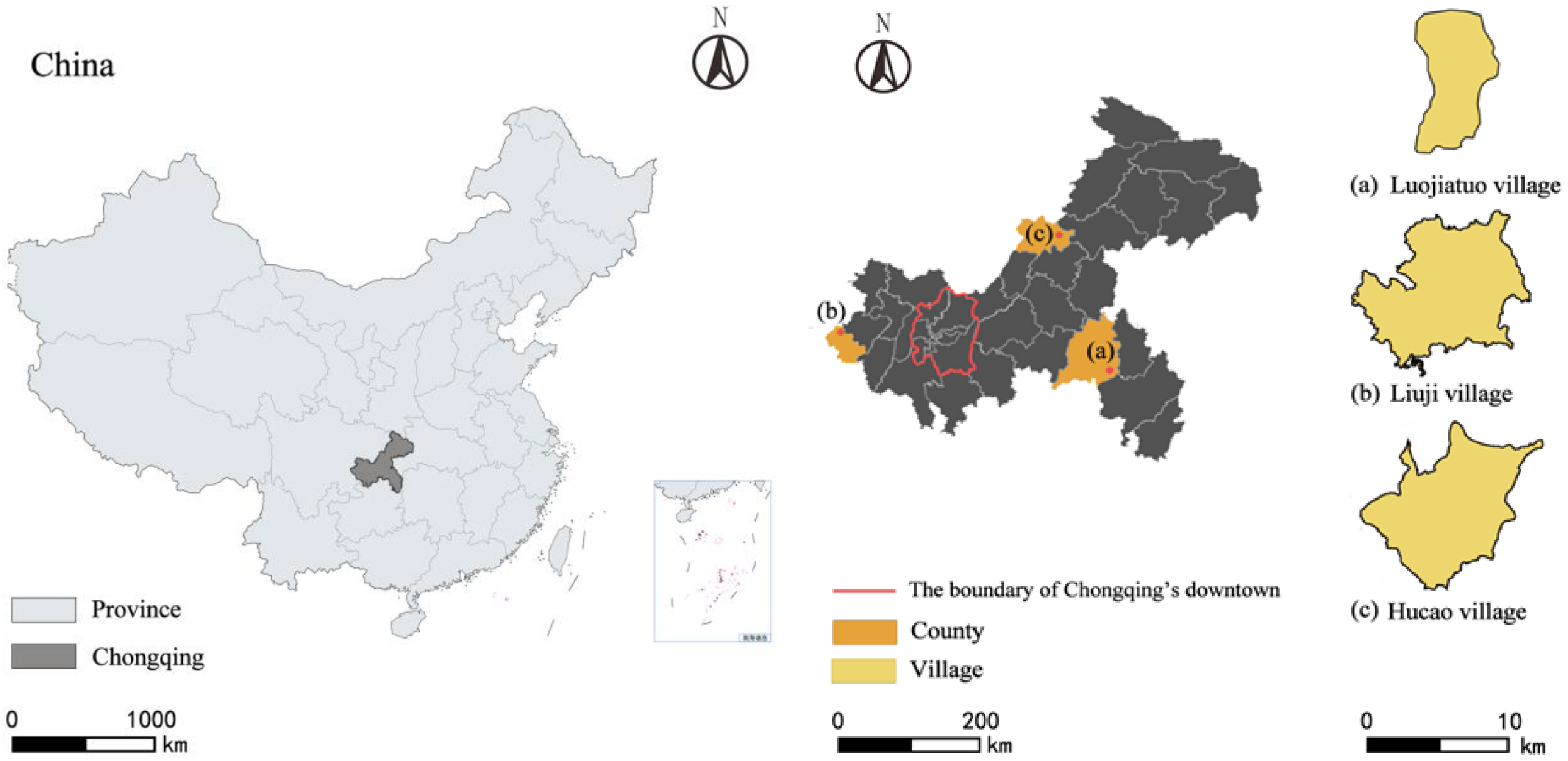Land | Free Full-Text | Rethinking China&rsquo;s Rural Revitalization: The  Development of a Sense of Community Scale for Chinese Traditional Villages