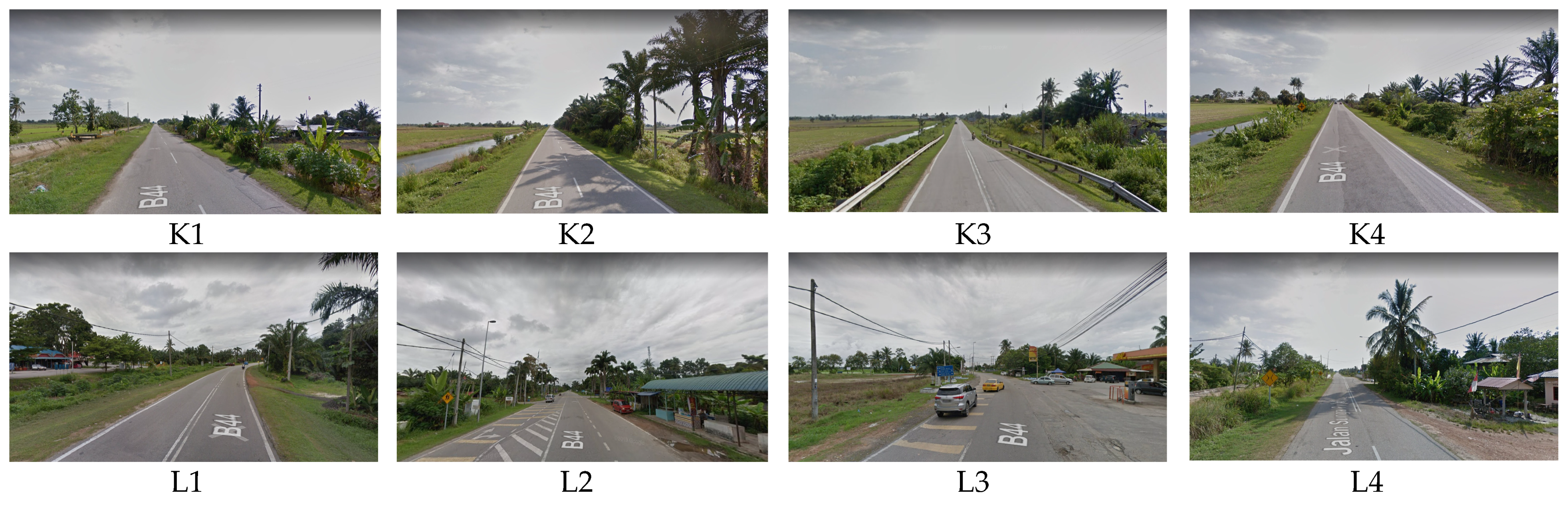 Land | Free Full-Text | Identifying Visual Quality of Rural Road