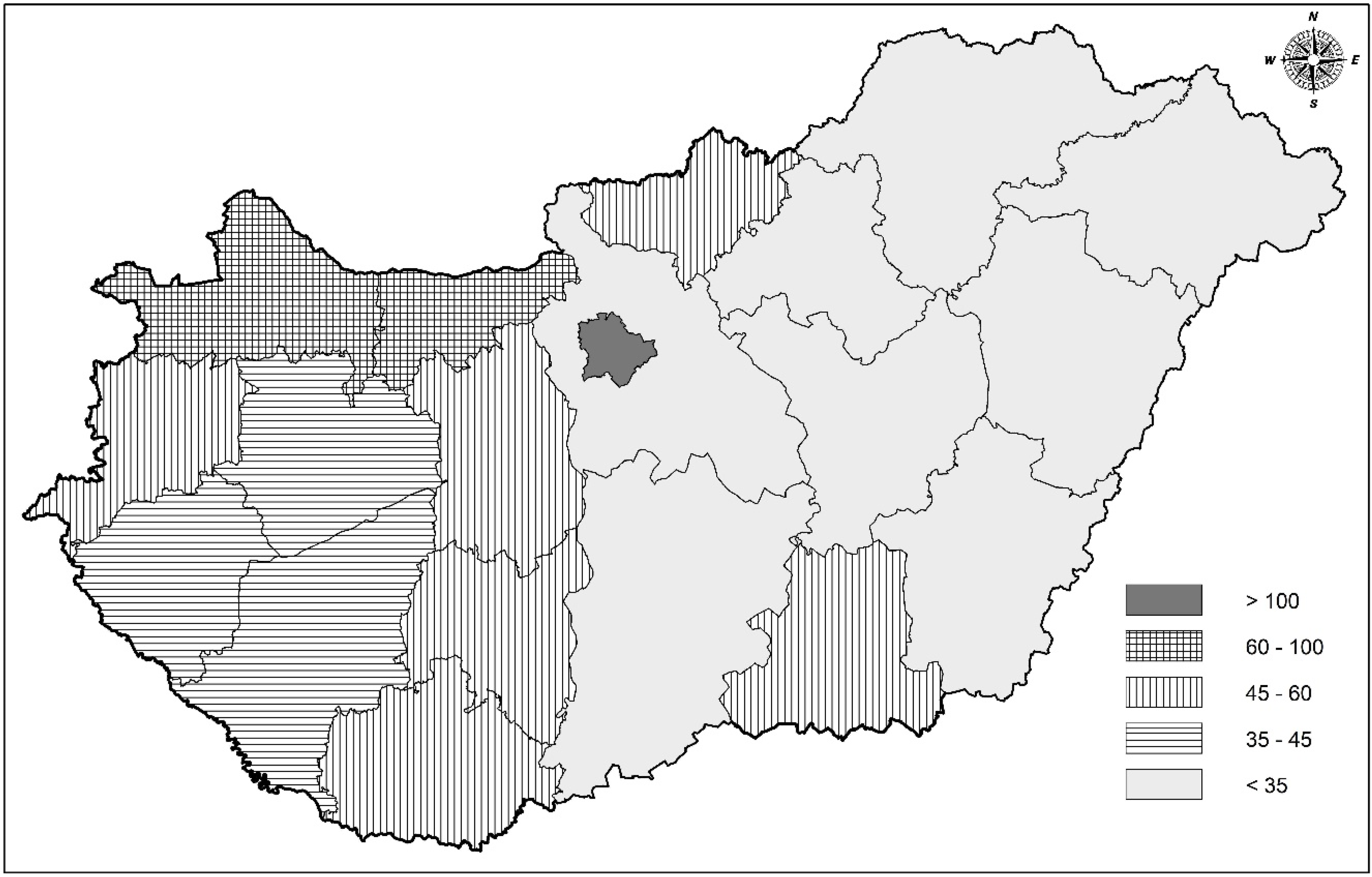 Laws | Free Full-Text | Spatial Nature and Geographical Characteristics of  Drug Crime in Hungary