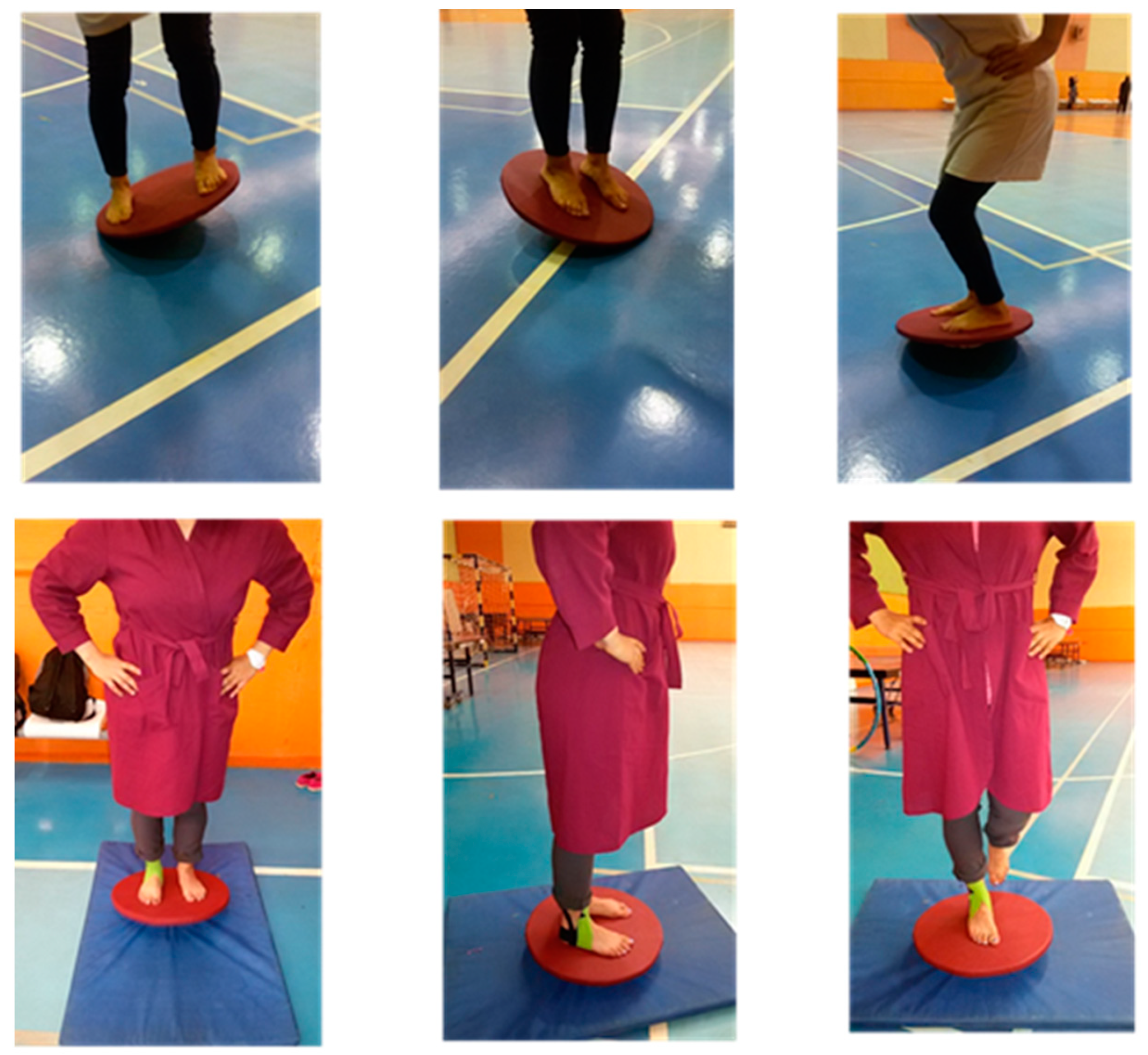 Life | Free Full-Text | Effect of Combined Balance Exercises and Kinesio  Taping on Balance, Postural Stability, and Severity of Ankle Instability in  Female Athletes with Functional Ankle Instability