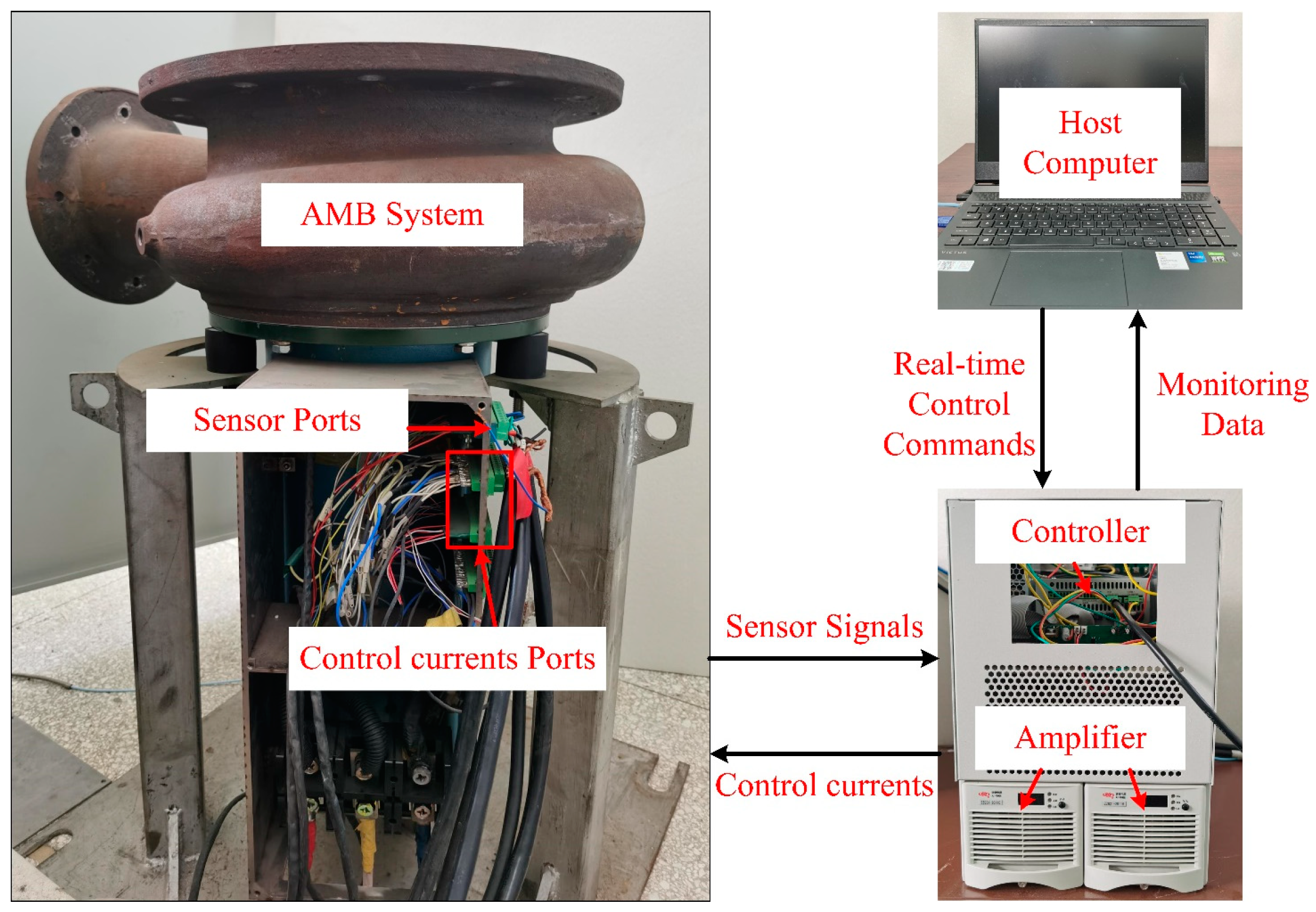 Machines | Free Full-Text | Rejection of Synchronous Vibrations of AMB  System Using Nonlinear Adaptive Control Algorithm with a Novel Frequency  Estimator