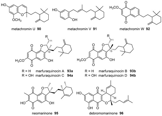 Marine Drugs Free Full Text Bioactive Prenyl And Terpenyl Quinones Hydroquinones Of Marine Origin Html