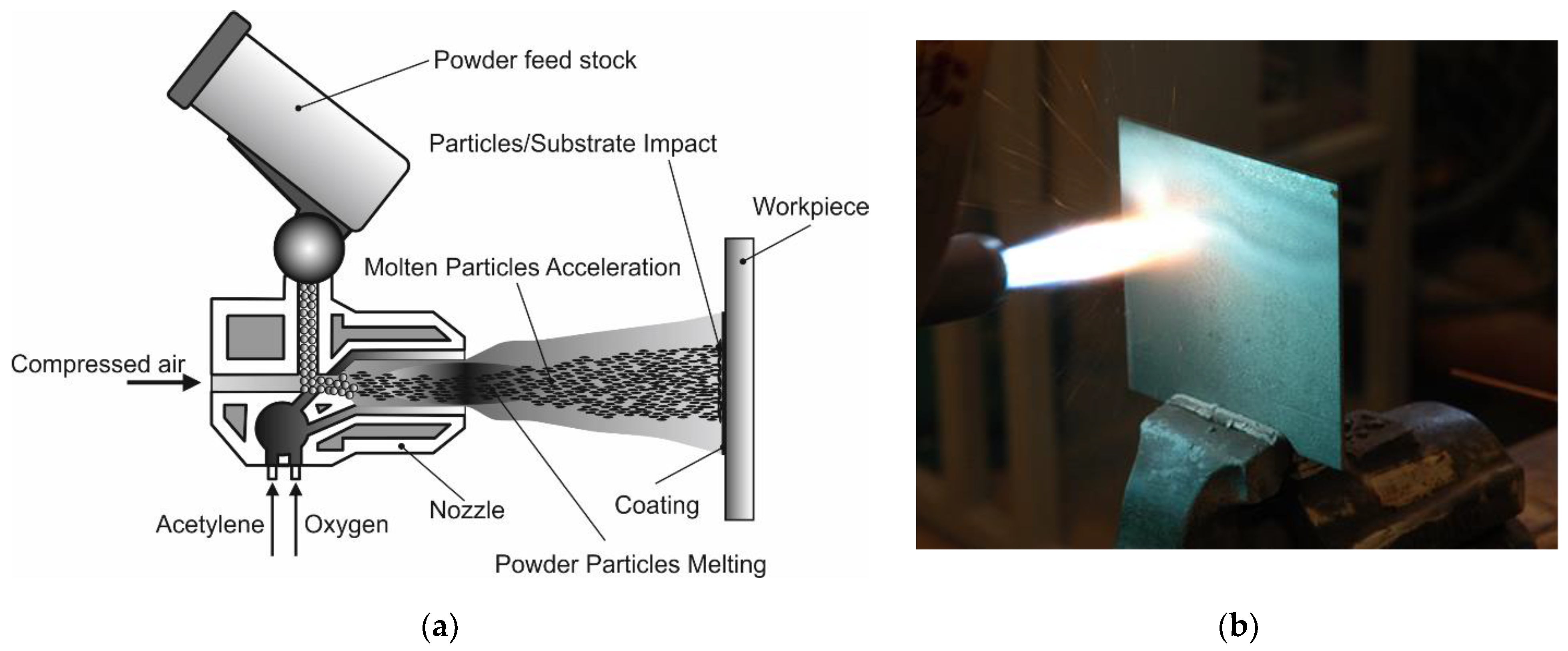 Materials | Free Full-Text | Flame Spraying of Aluminum Coatings Reinforced  with Particles of Carbonaceous Materials as an Alternative for Laser  Cladding Technologies | HTML