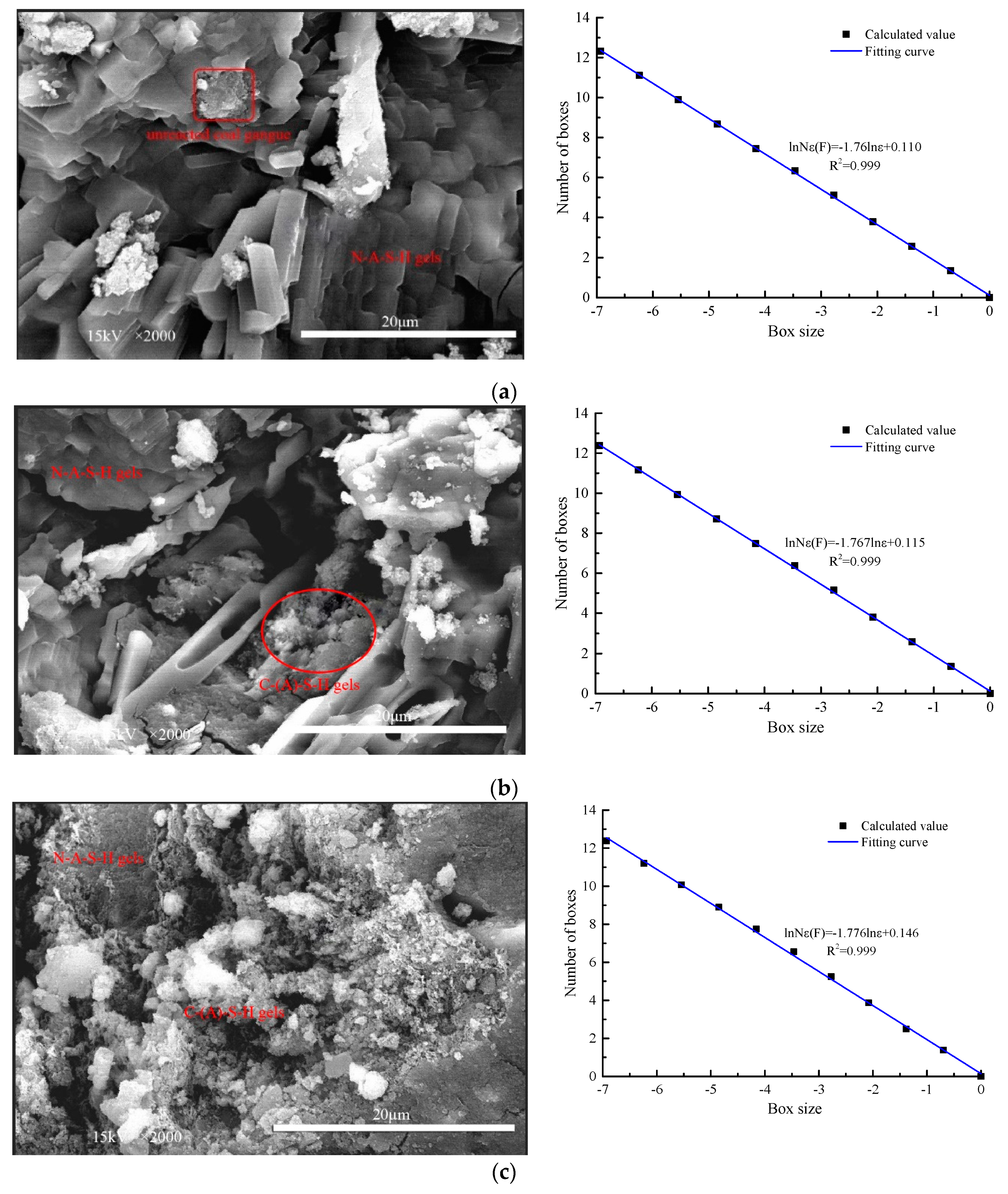 Materials Free Full Text Study On The Pore And Microstructure Fractal Characteristics Of Alkali Activated Coal Gangue Slag Mortars Html