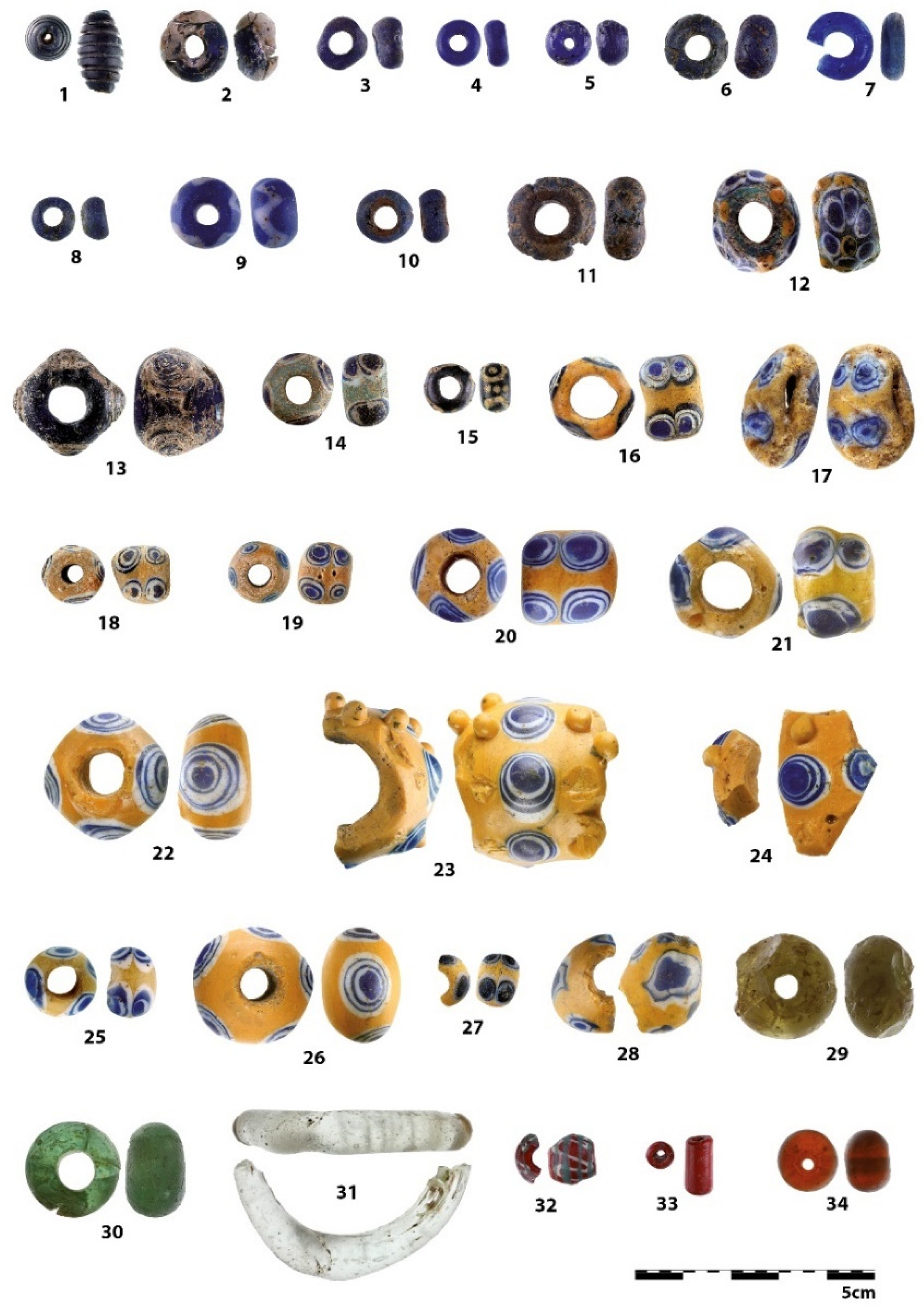 Materials | Free Full-Text | Chemistry and Production Technology of  Hallstatt Period Glass Beads from Bohemia | HTML