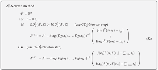 Mathematics | Free Full-Text | A Set Based Newton Method for the Averaged  Hausdorff Distance for Multi-Objective Reference Set Problems | HTML