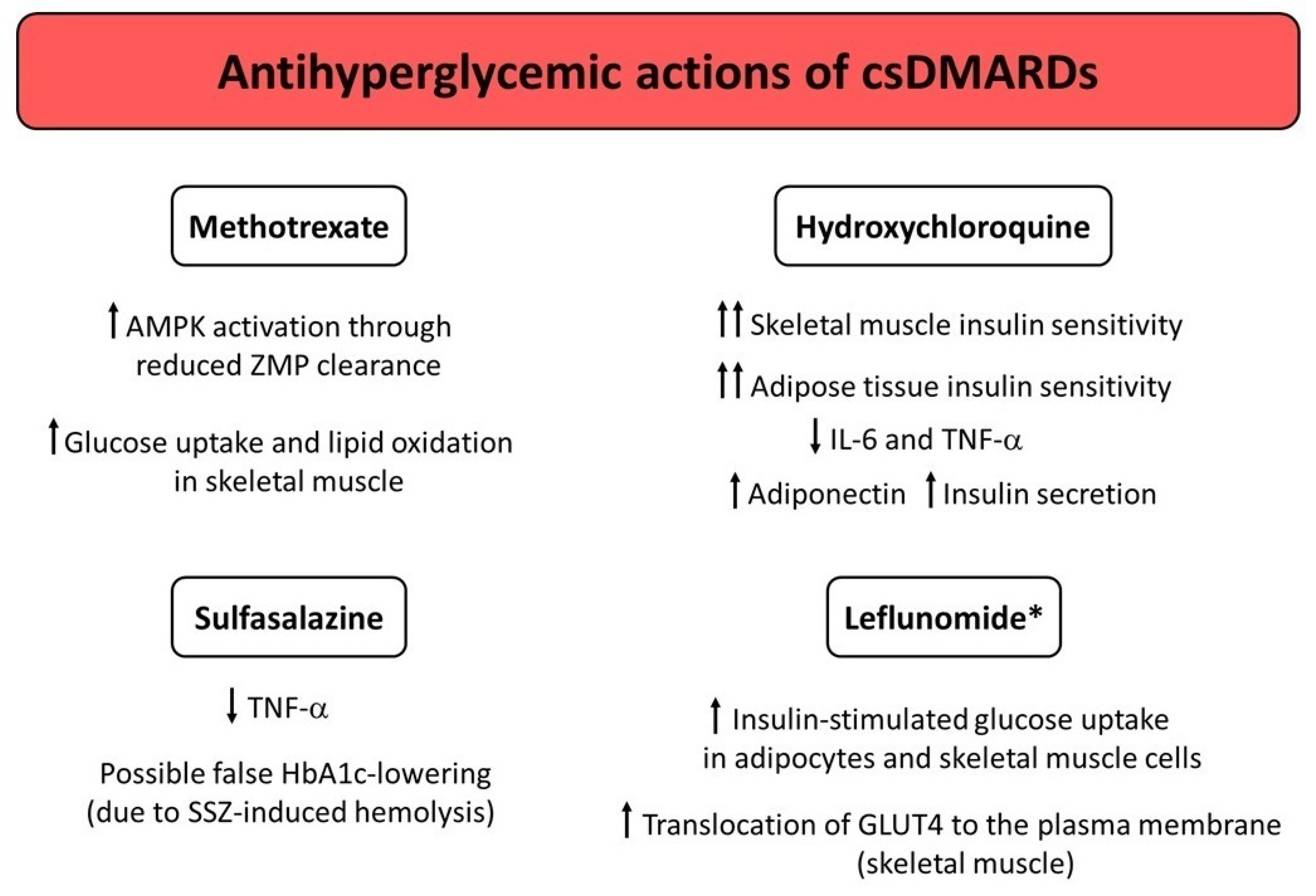 Medicina | Free Full-Text | Diabetes-Modifying Antirheumatic Drugs: The  Roles of DMARDs as Glucose-Lowering Agents