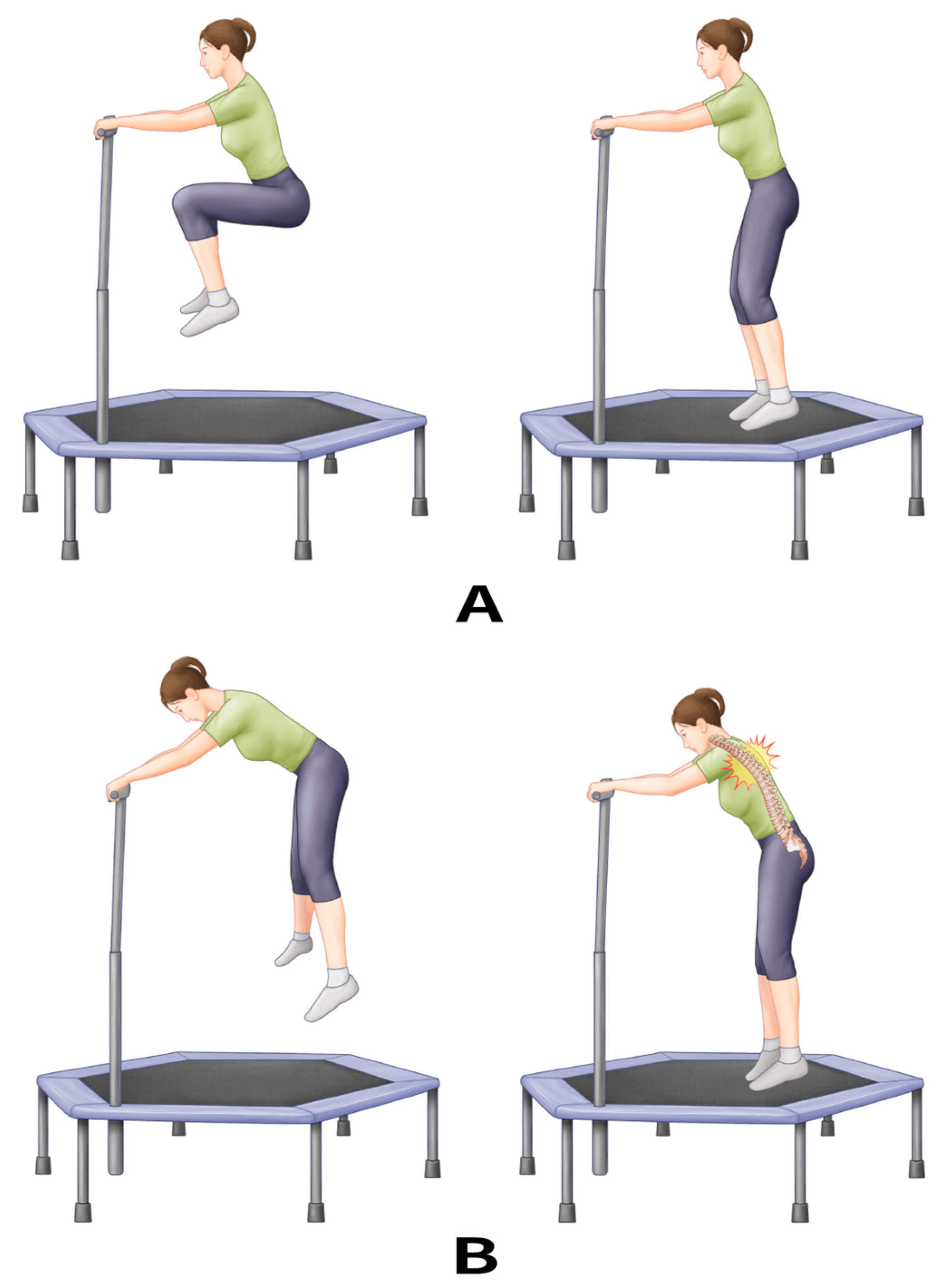 Mini Trampoline Exercise for Seniors 