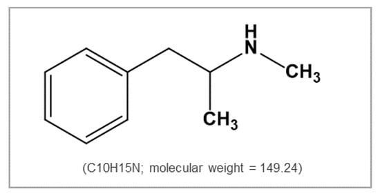 d methamphetamine structure