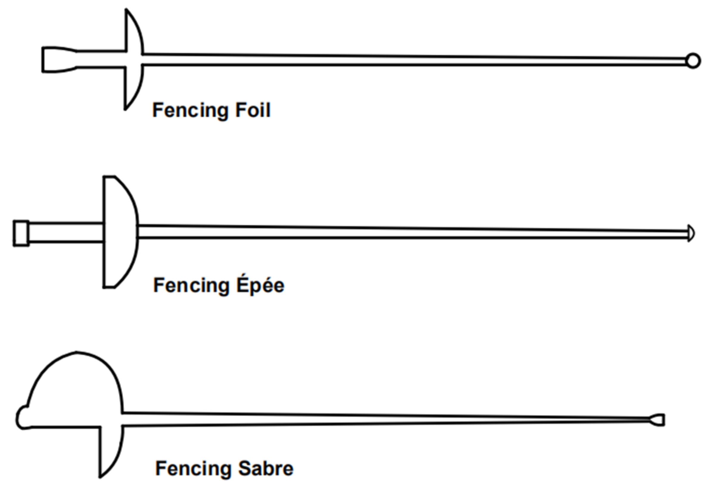 fencing sabre