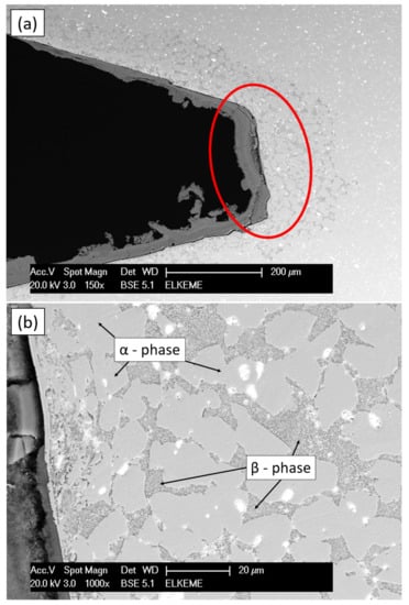 Microstructures of brass alloys (a) Pb-brass, (b) 0.5%Bi-brass, (c)