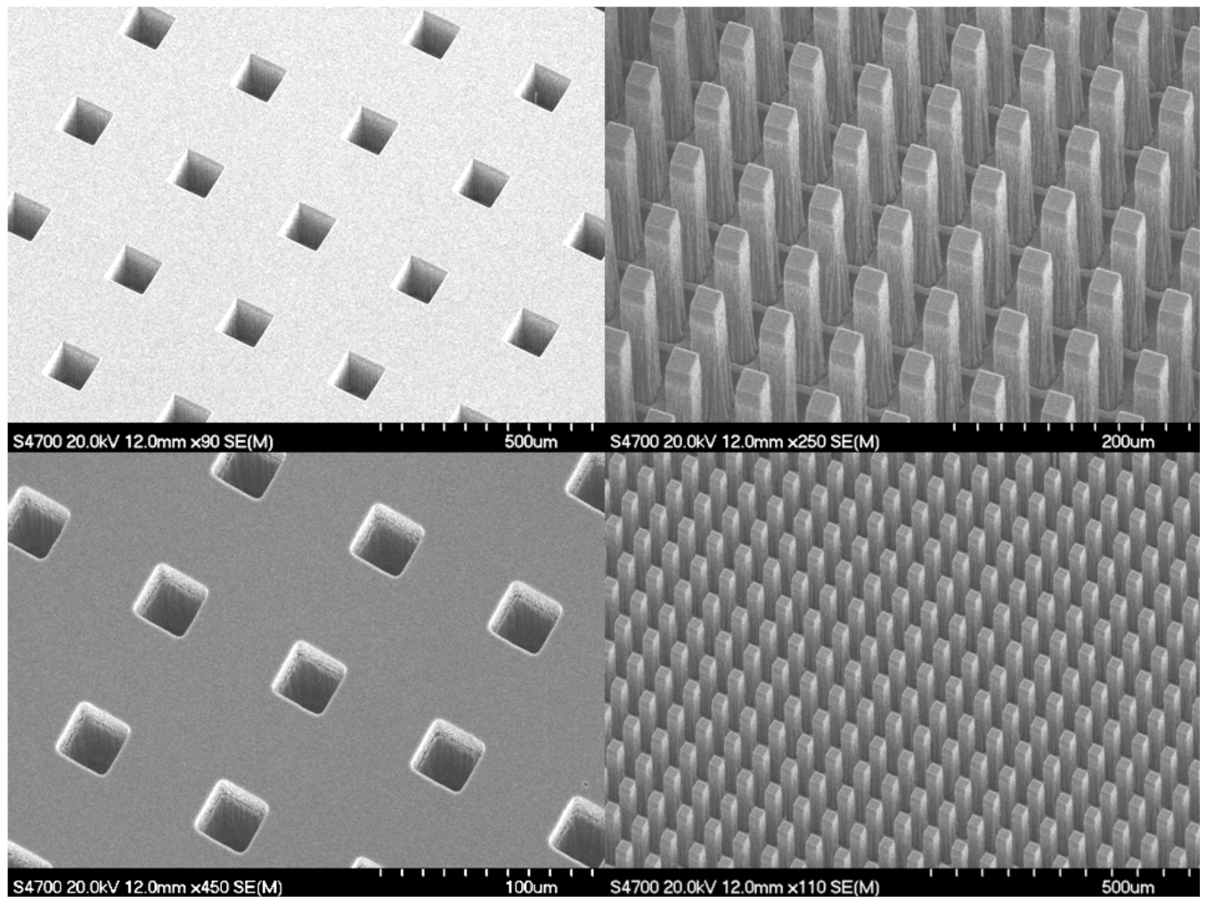 High aspect ratio silicon ring-shape micropillars fabricated by deep  reactive ion etching with sacrificial structures - ScienceDirect