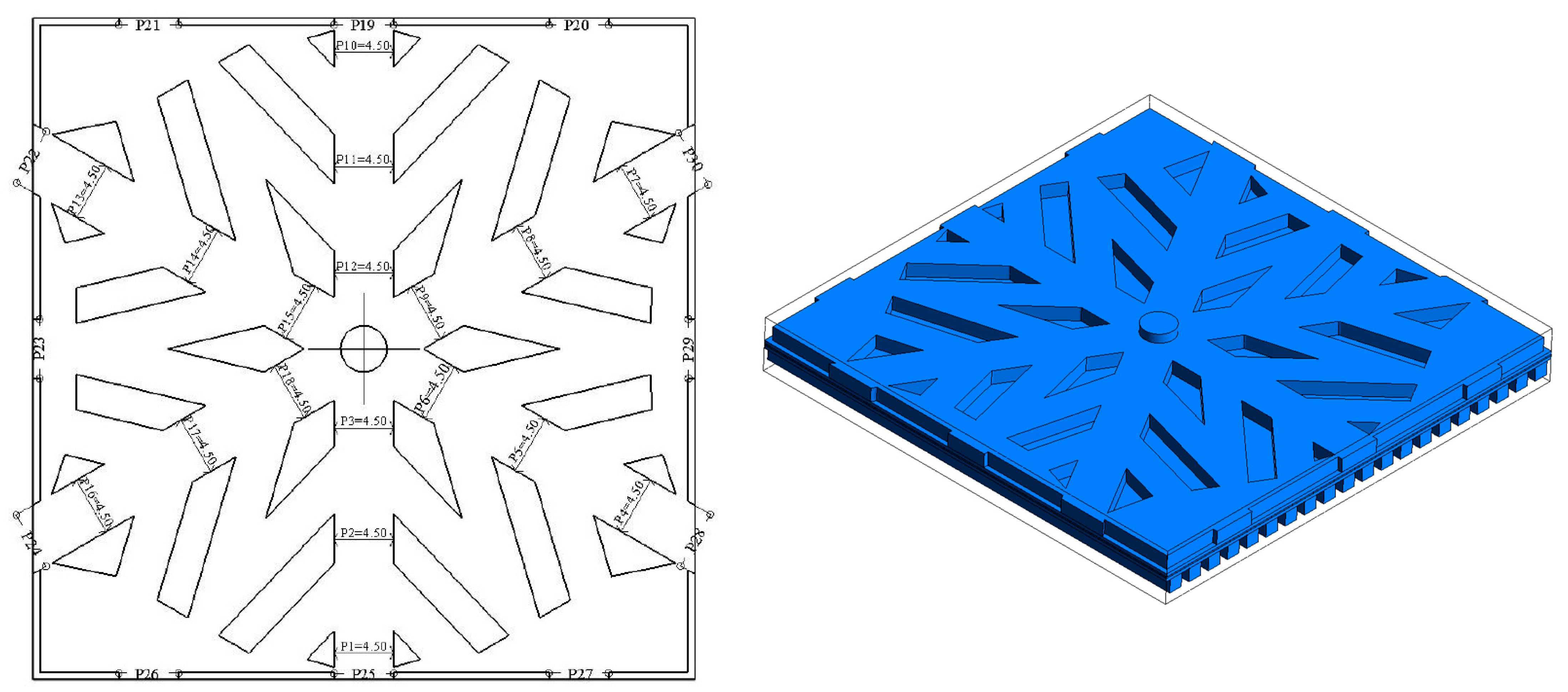 Micromachines | Free Full-Text | Snowflake Bionic Flow Channel