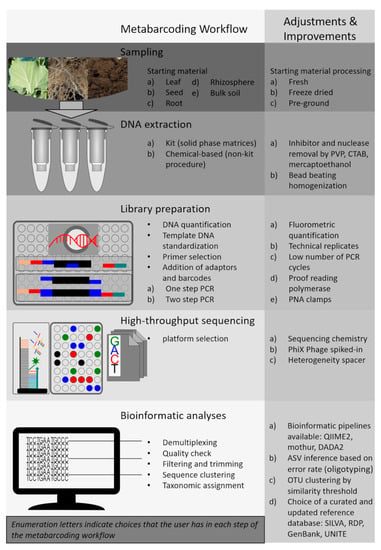 Microorganisms | Free Full-Text | DNA Metabarcoding for the  Characterization of Terrestrial Microbiota—Pitfalls and Solutions