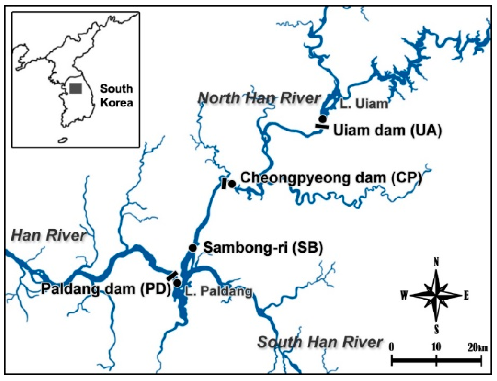 Microorganisms | Free Full-Text | qPCR-Based Monitoring of  2-Methylisoborneol/Geosmin-Producing Cyanobacteria in Drinking Water  Reservoirs in South Korea