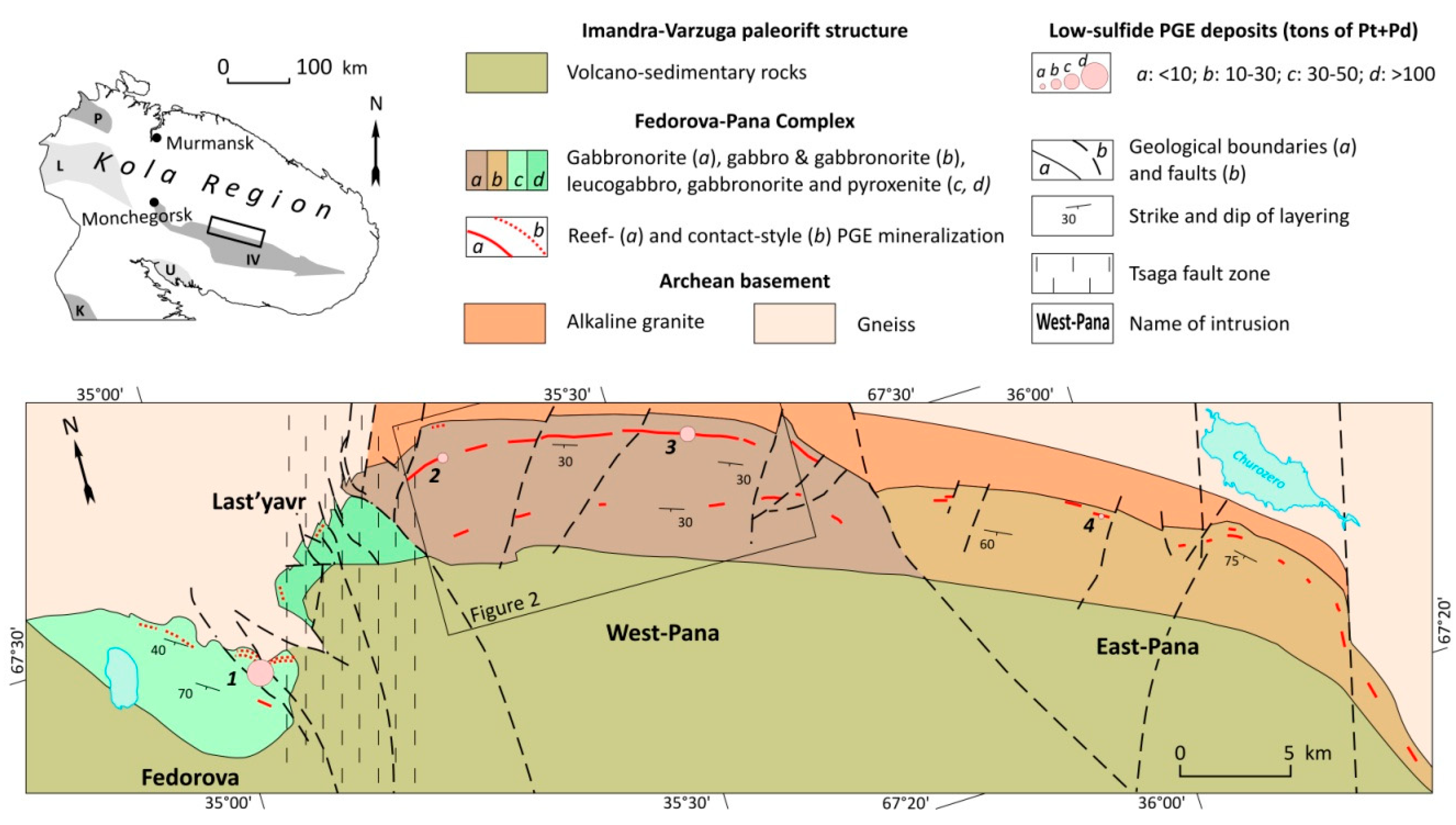 Minerals | Free Full-Text | The Main Anorthosite Layer of the West-Pana  Intrusion, Kola Region: Geology and U-Pb Age Dating