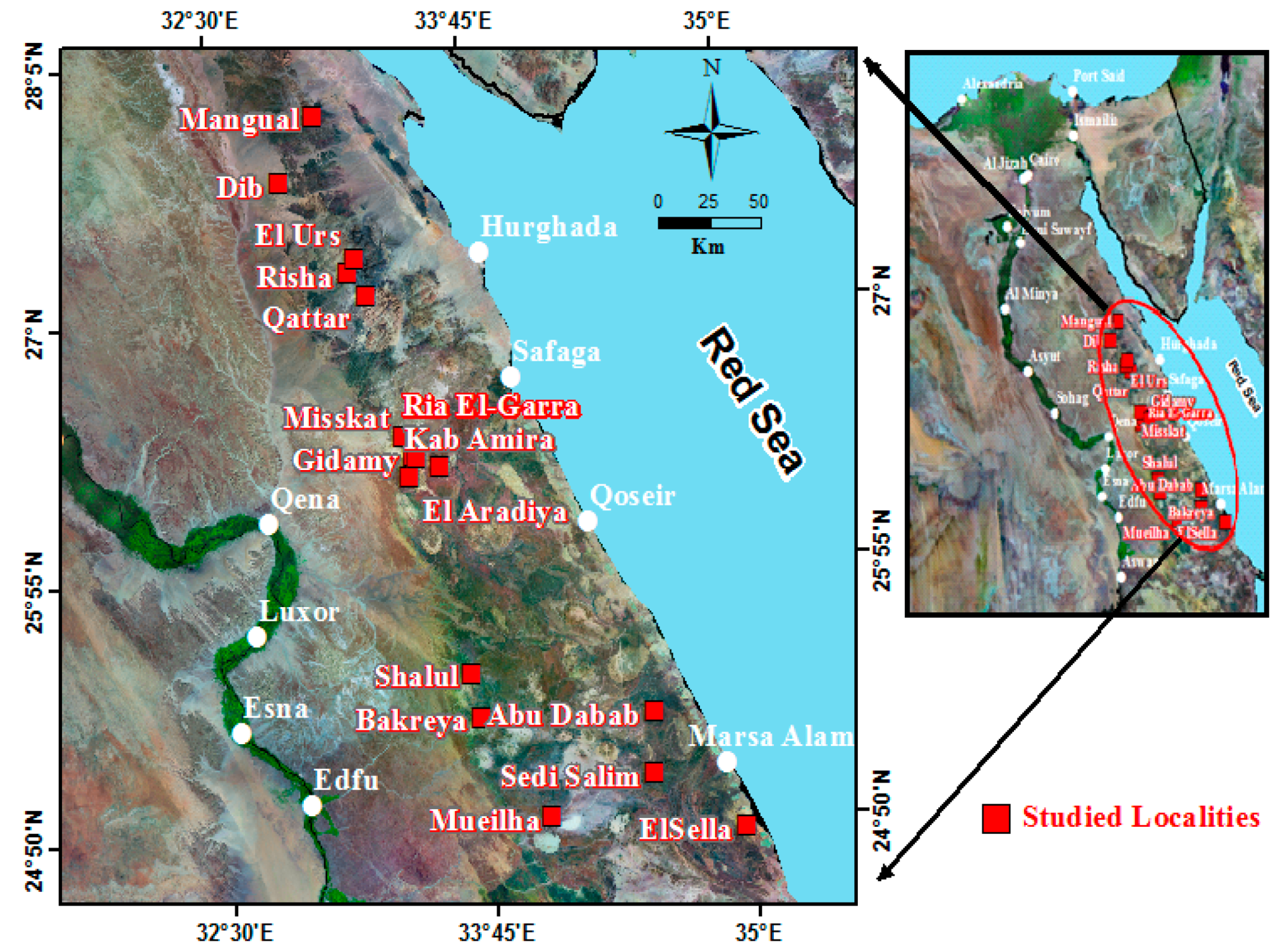 Eastern Desert Egypt Map Minerals | Free Full-Text | Spatial Distributions And Risk Assessment Of  The Natural Radionuclides In The Granitic Rocks From The Eastern Desert,  Egypt