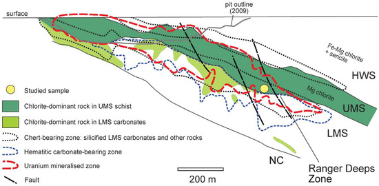Minerals | Free Full-Text | Insights into B-Mg-Metasomatism at the Ranger U  Deposit (NT, Australia) and Comparison with Canadian Unconformity-Related U  Deposits