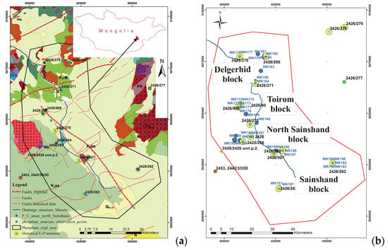 Minerals | Free Full-Text | Distribution of Uranium and Rare Elements in  Radioactive Phosphate-Bearing Anomalies in Southeast Mongolia