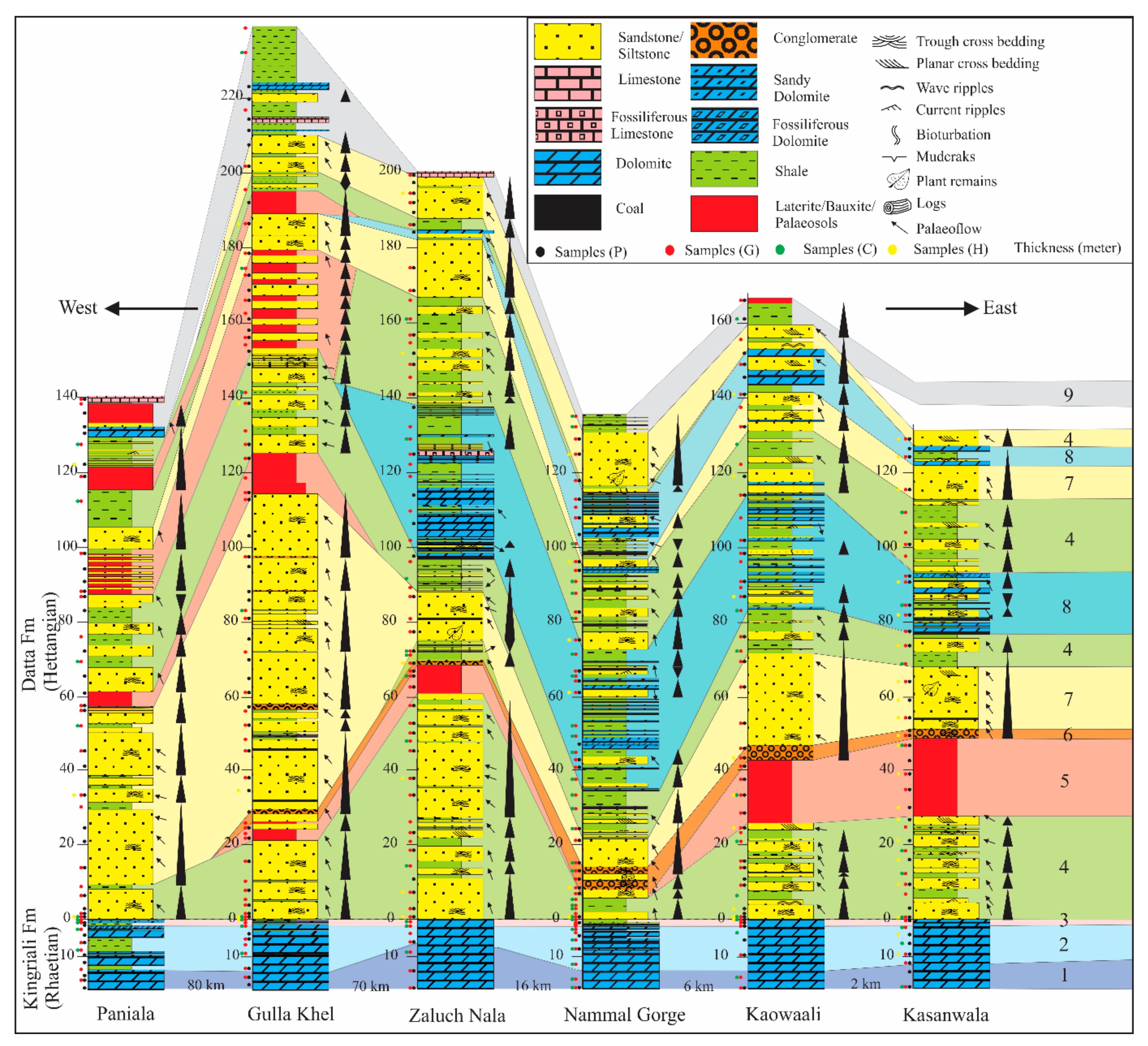 Minerals Free Full Text Multi Proxy Provenance Analyses Of The Kingriali And Datta Formations Triassic Jurassic Transition Evidence For Westward Extension Of The Neo Tethys Passive Margin From The Salt Range Pakistan Html