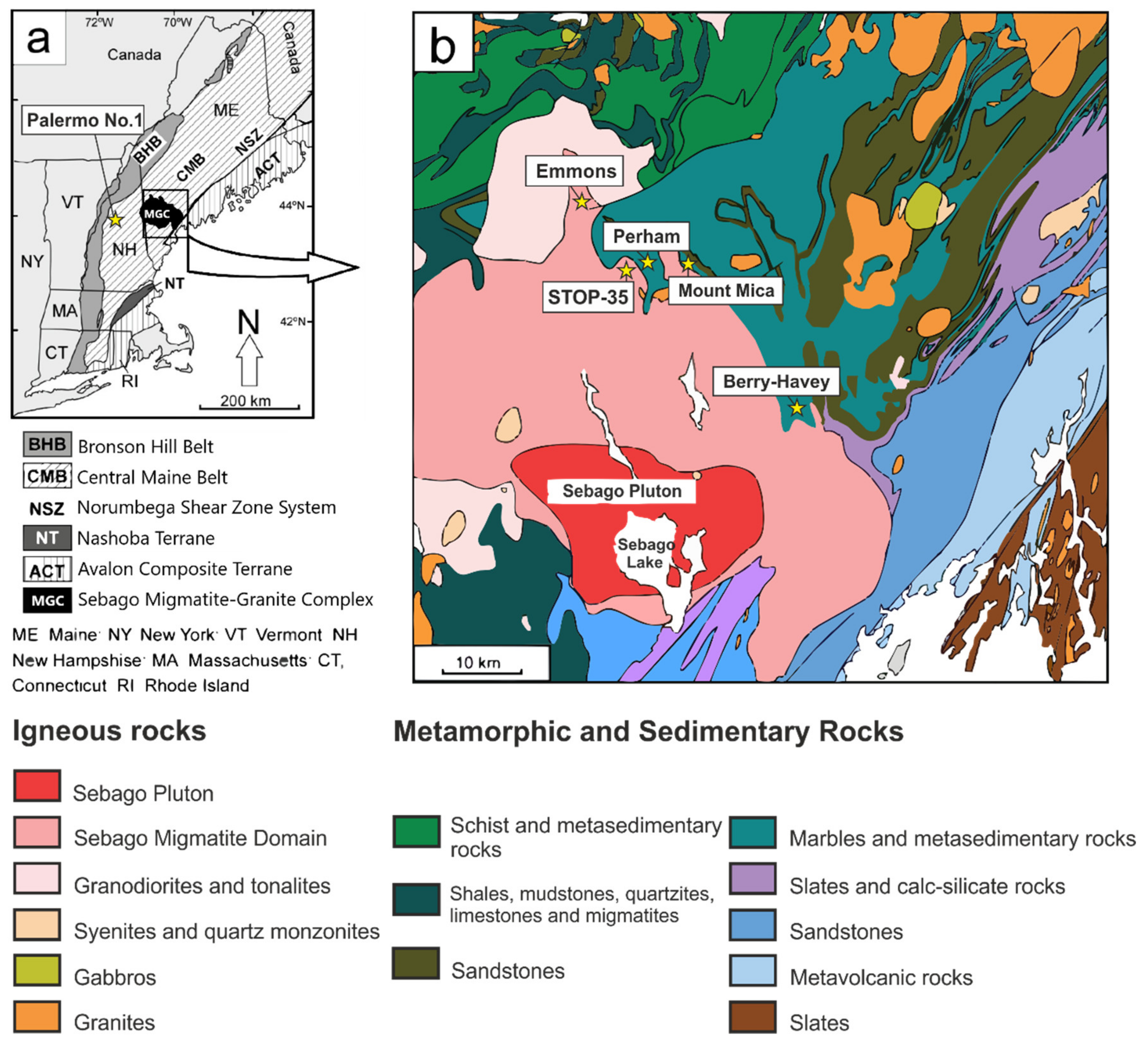 Minerals | Free Full-Text | Garnet as Indicator of Pegmatite Evolution: The  Case Study of Pegmatites from the Oxford Pegmatite Field (Maine, USA)